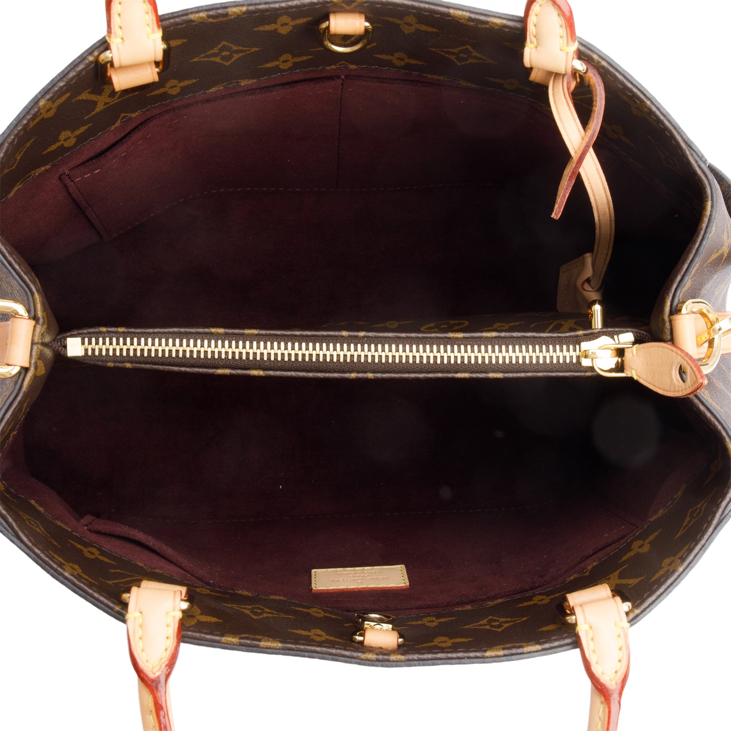 Louis Vuitton Monogram Montaigne MM w/ Strap & Box