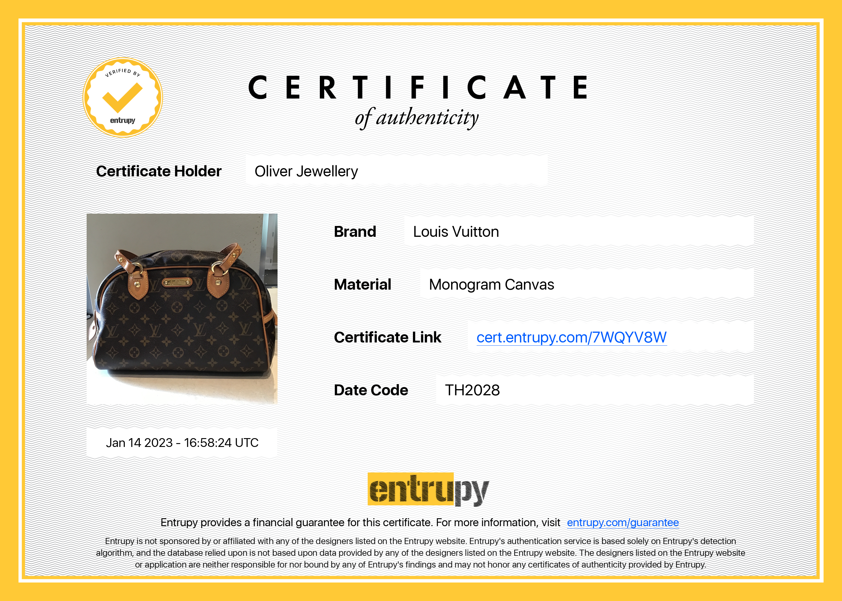 Louis Vuitton Monogram Montorgueil PM W/ Box