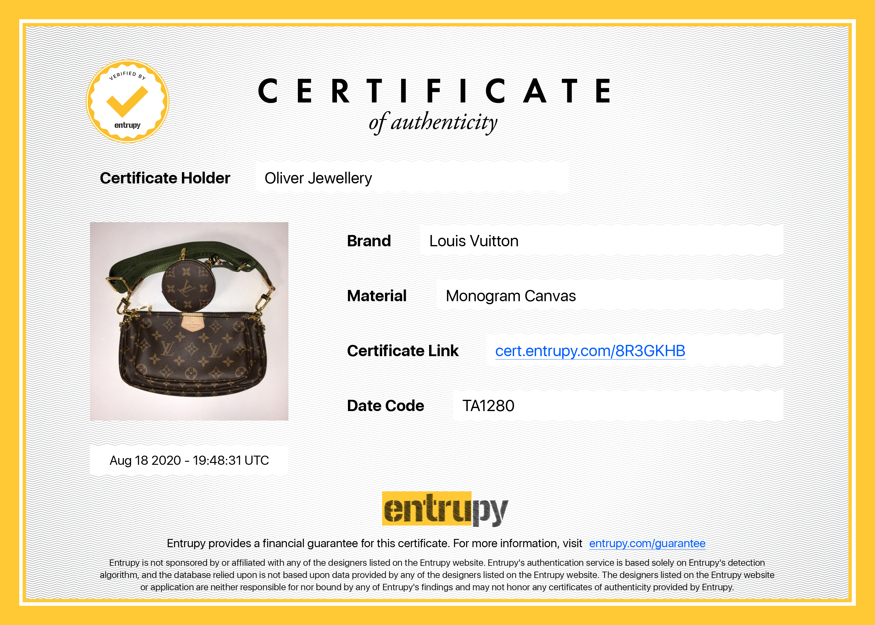 Louis Vuitton Monogram Multi-Pochette Accessoires w/ Box