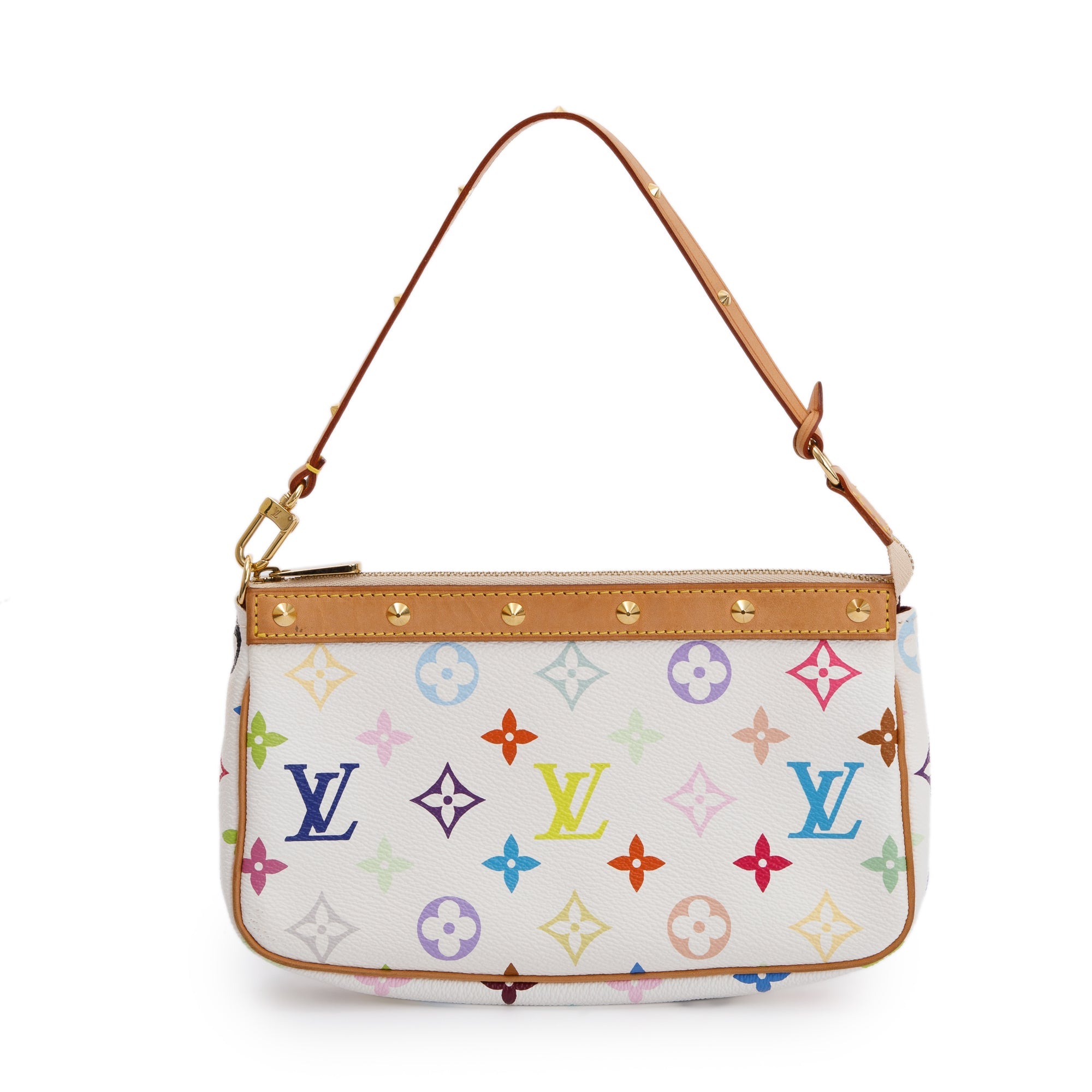Louis Vuitton Monogram Multicolore Pochette Accessories w/ Box & Strap