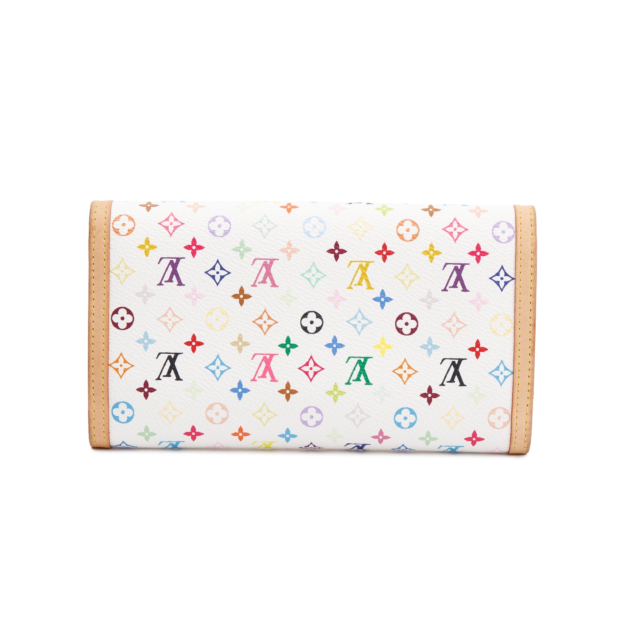 Louis Vuitton Monogram Multicolore Porte Tresor International Wallet w/ Box