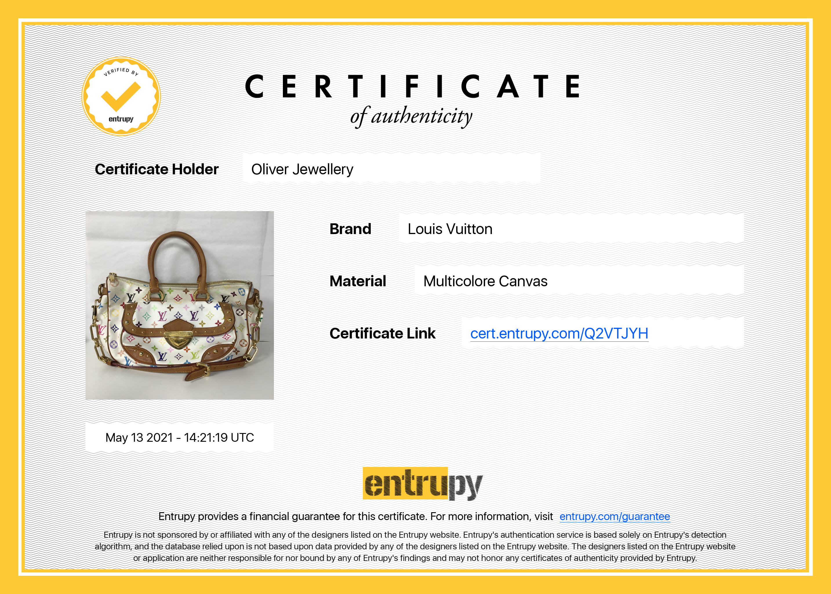 Louis Vuitton Monogram Multicolore Rita Bag