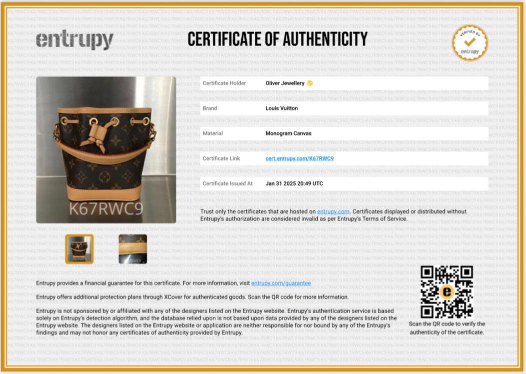 Louis Vuitton Monogram Nano Noe w/ Straps