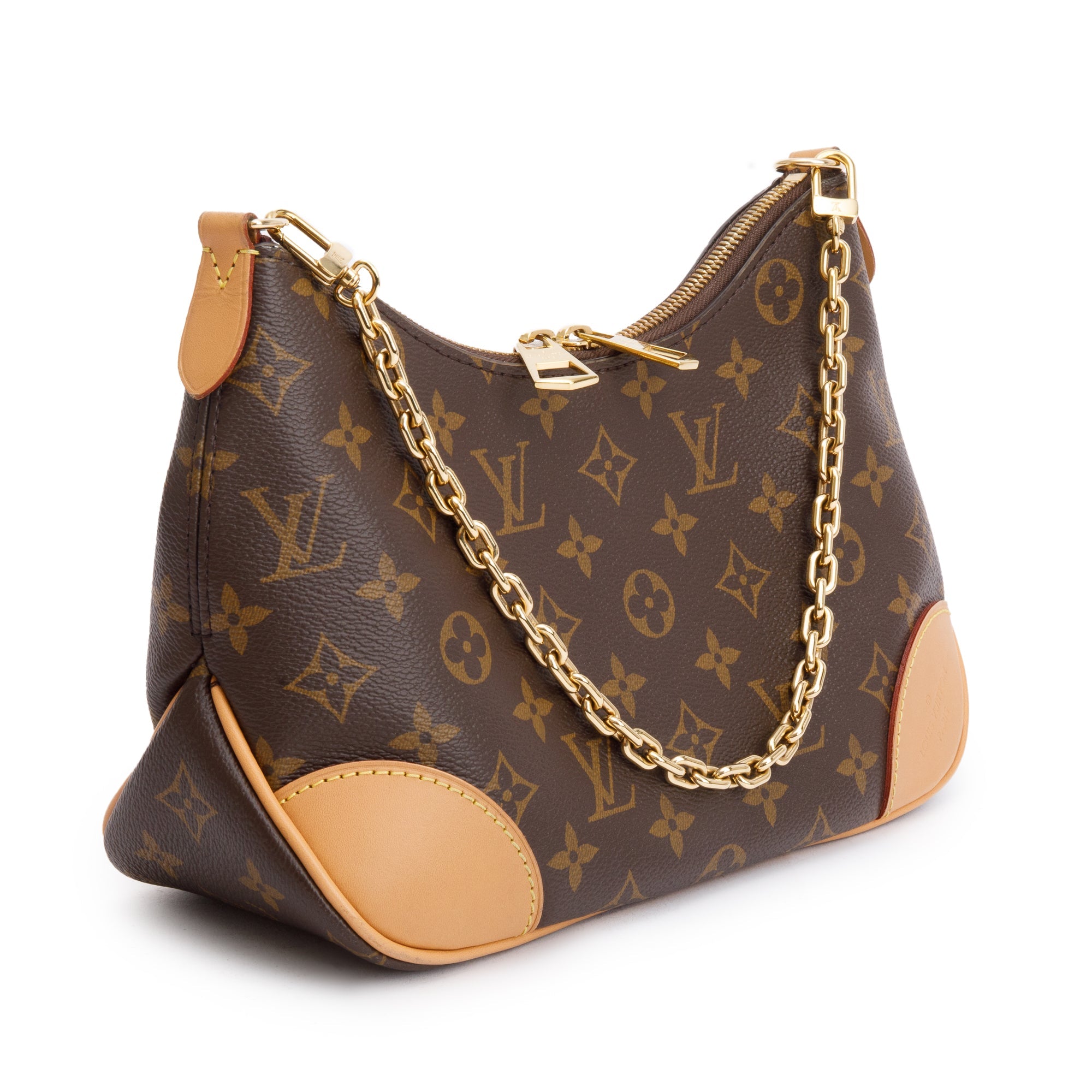 Louis Vuitton Monogram Natural Boulogne NM w/ Box & Receipt