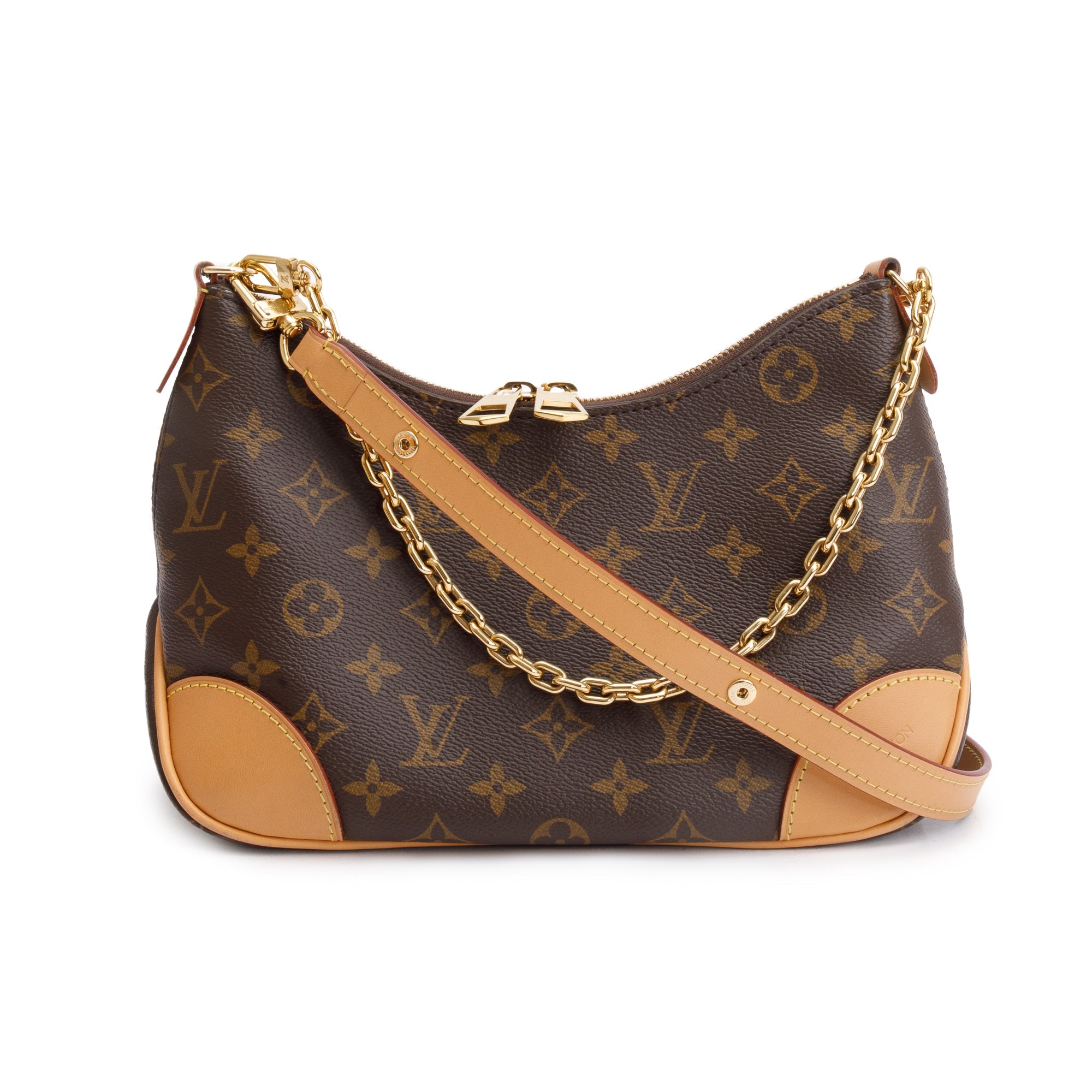 Louis Vuitton Monogram Natural Boulogne NM w/ Box & Receipt