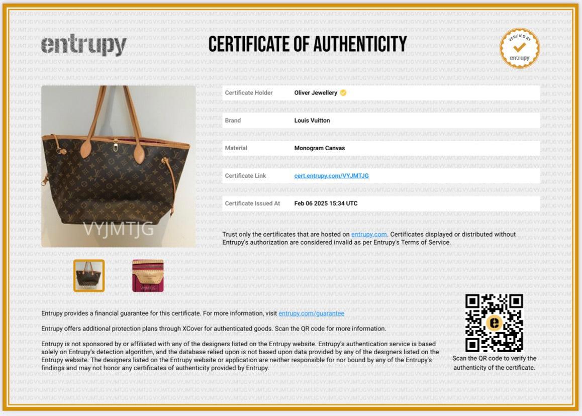 Louis Vuitton Monogram Neverfull MM