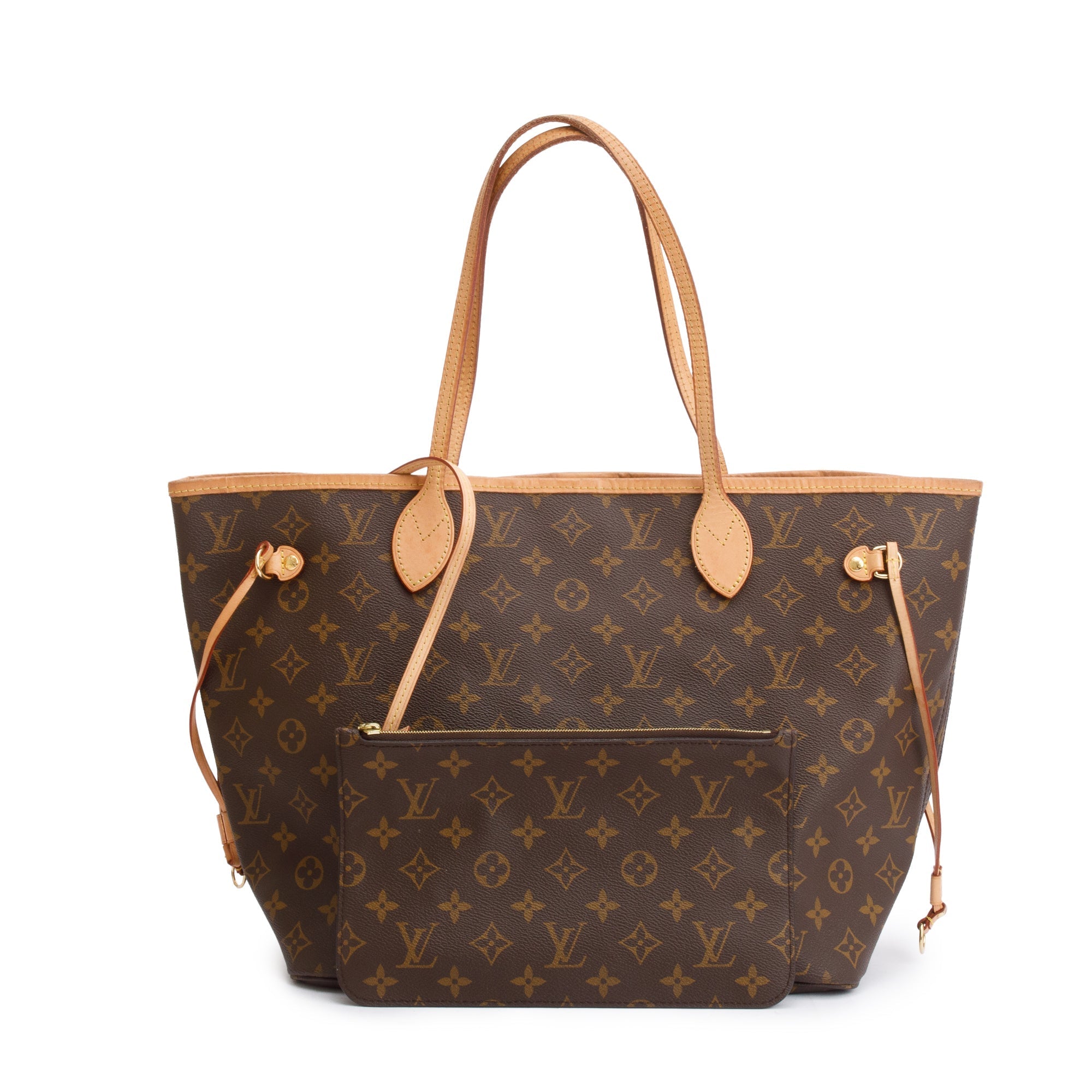 Louis Vuitton Monogram Neverfull MM w/ Pouch