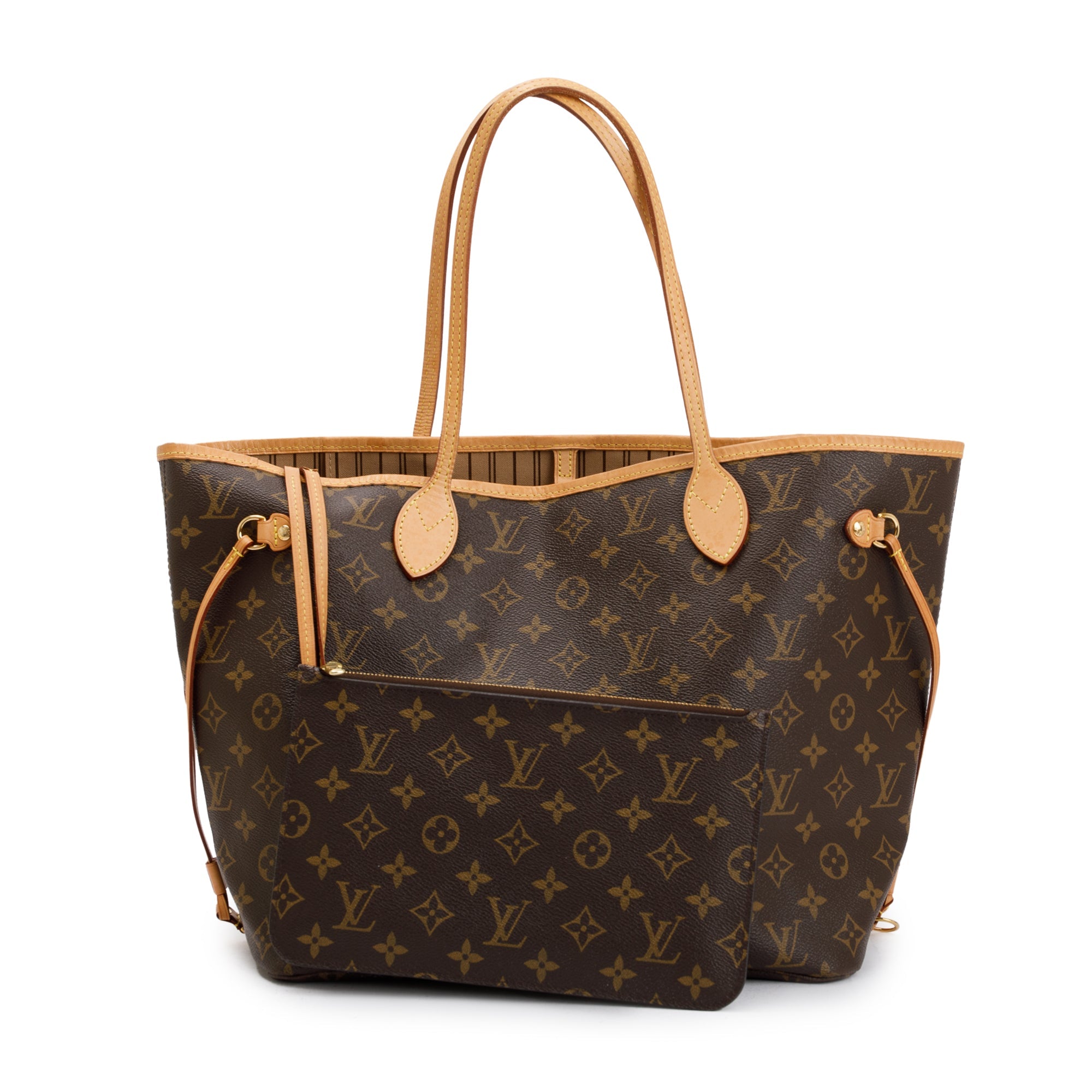 Louis Vuitton Monogram Neverfull MM w/ Pouch