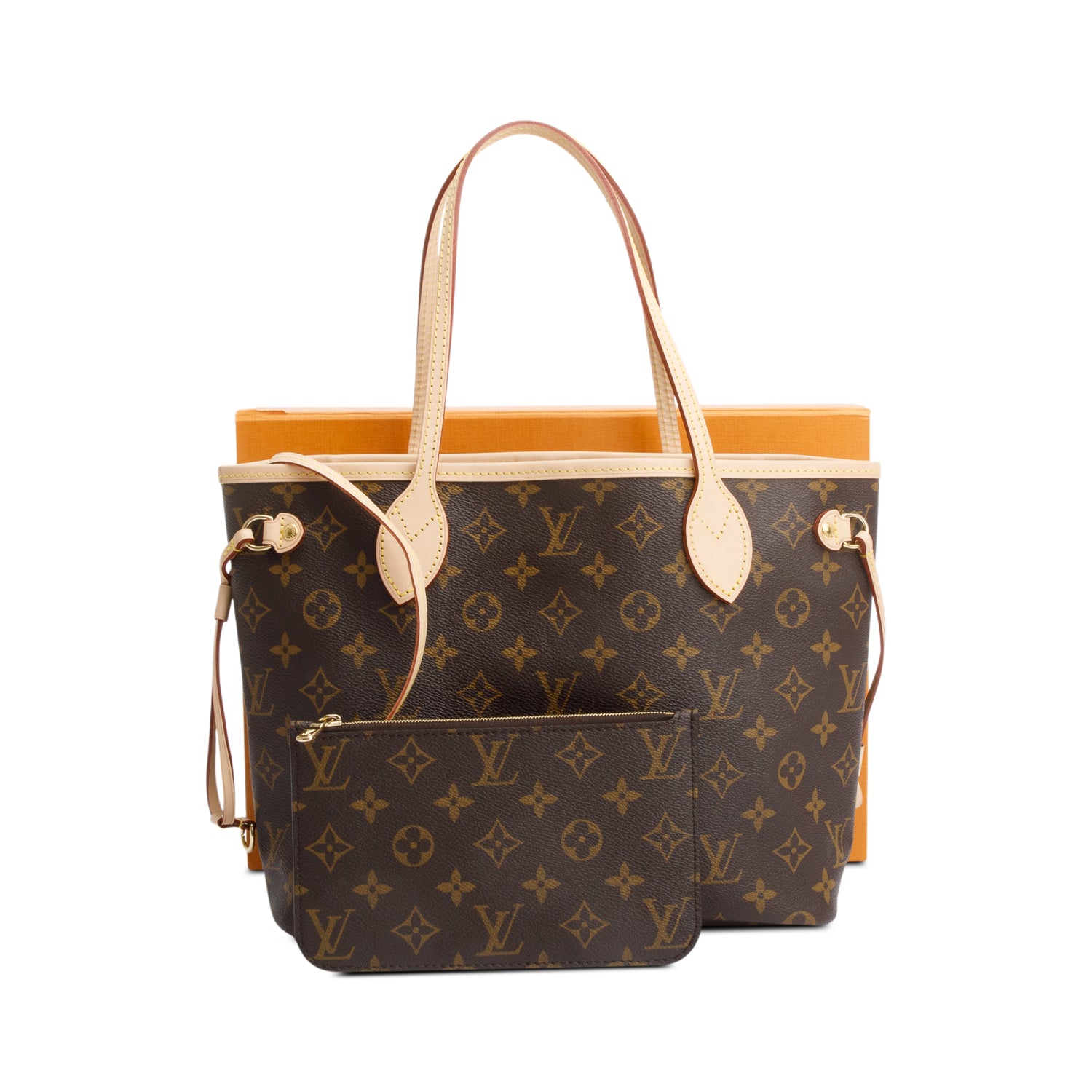 Louis Vuitton Monogram Neverfull PM w/ Pouch & Box