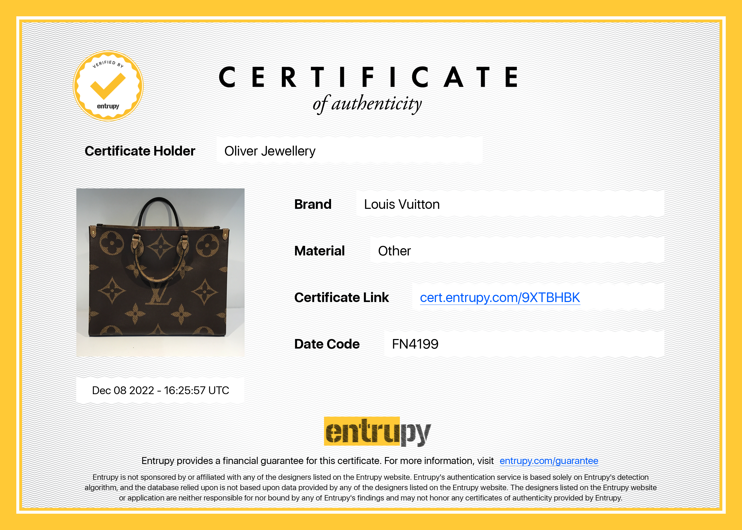 Louis Vuitton Monogram Onthego GM w/ Box