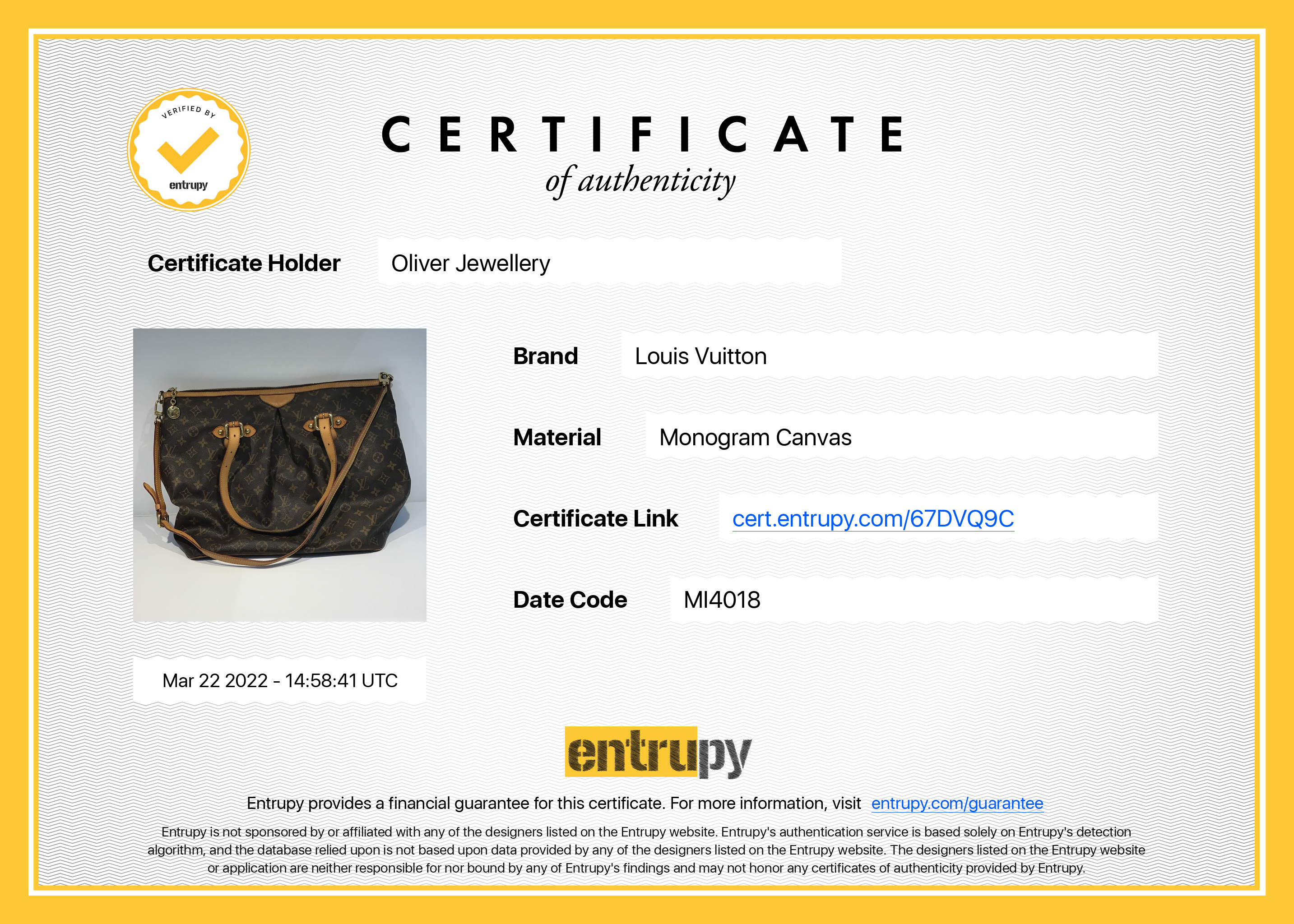 Louis Vuitton Monogram Palermo GM w/ Strap