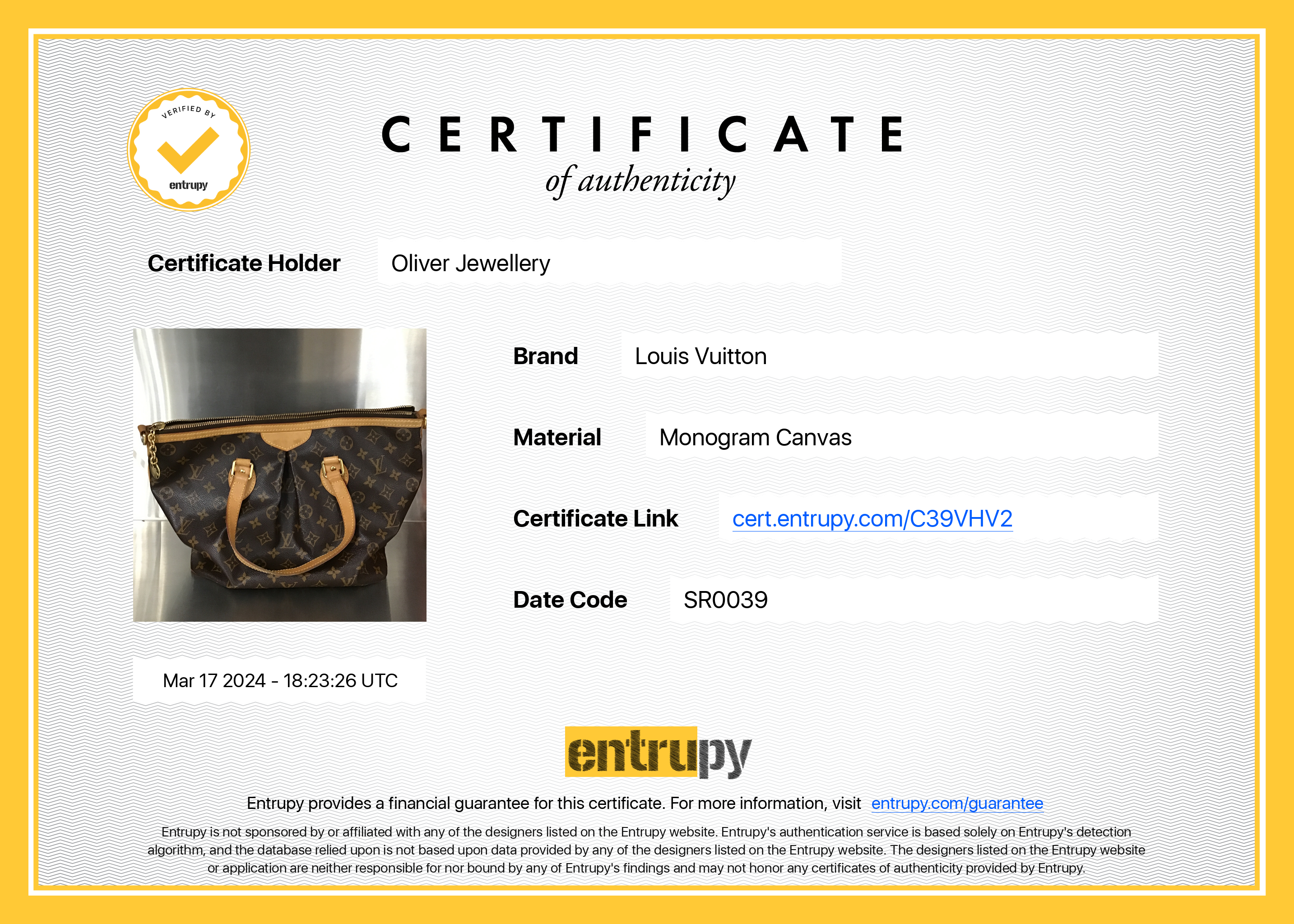 Louis Vuitton Monogram Palermo PM w/ Strap