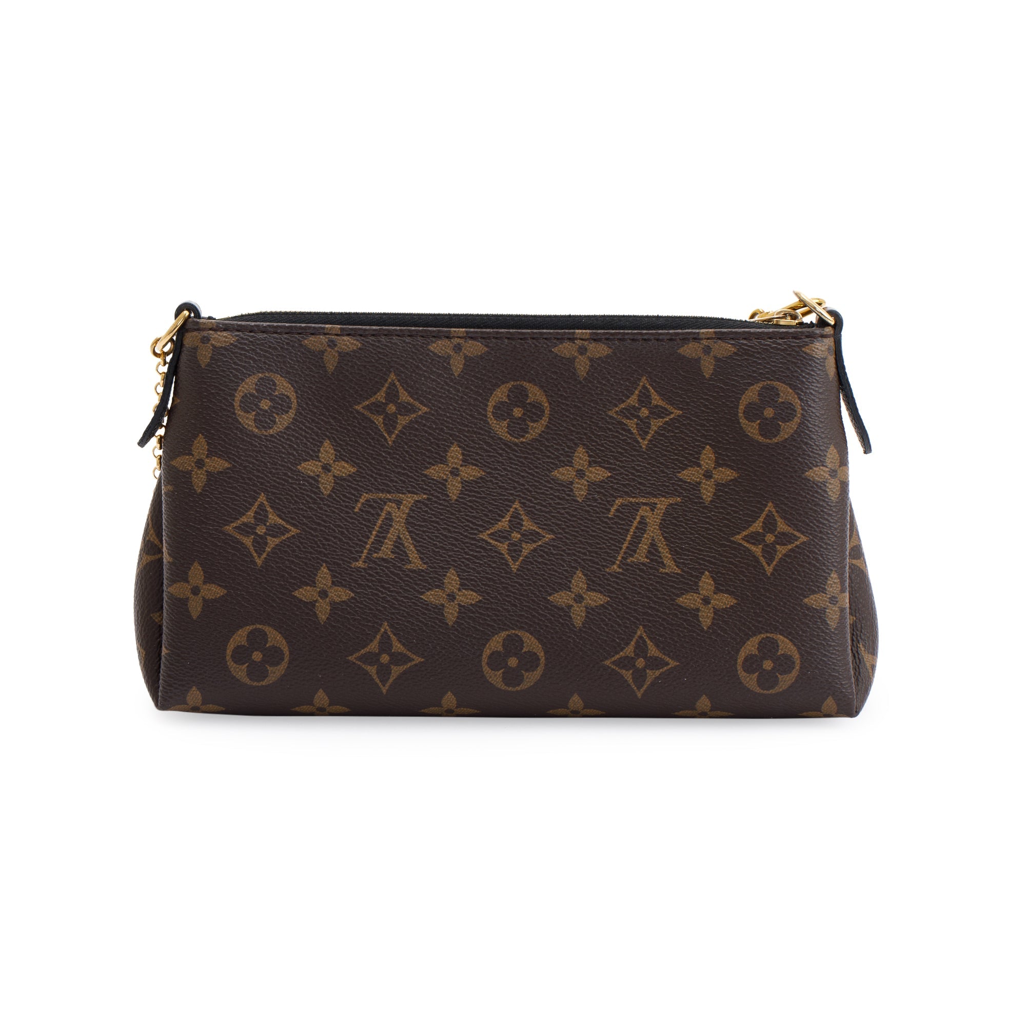 Louis Vuitton Monogram Pallas Clutch w/ Strap