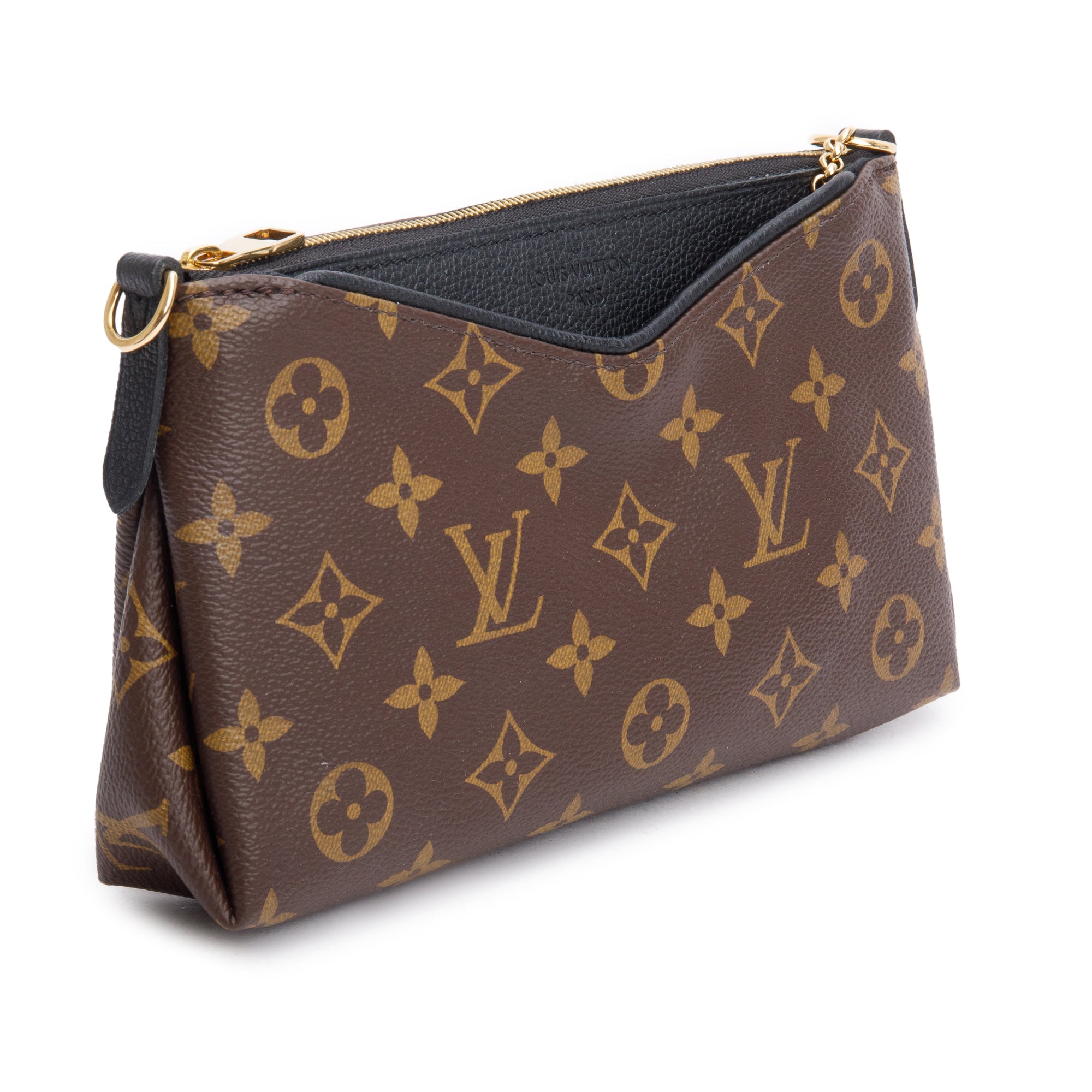 Louis Vuitton Monogram Pallas Clutch w/ Straps