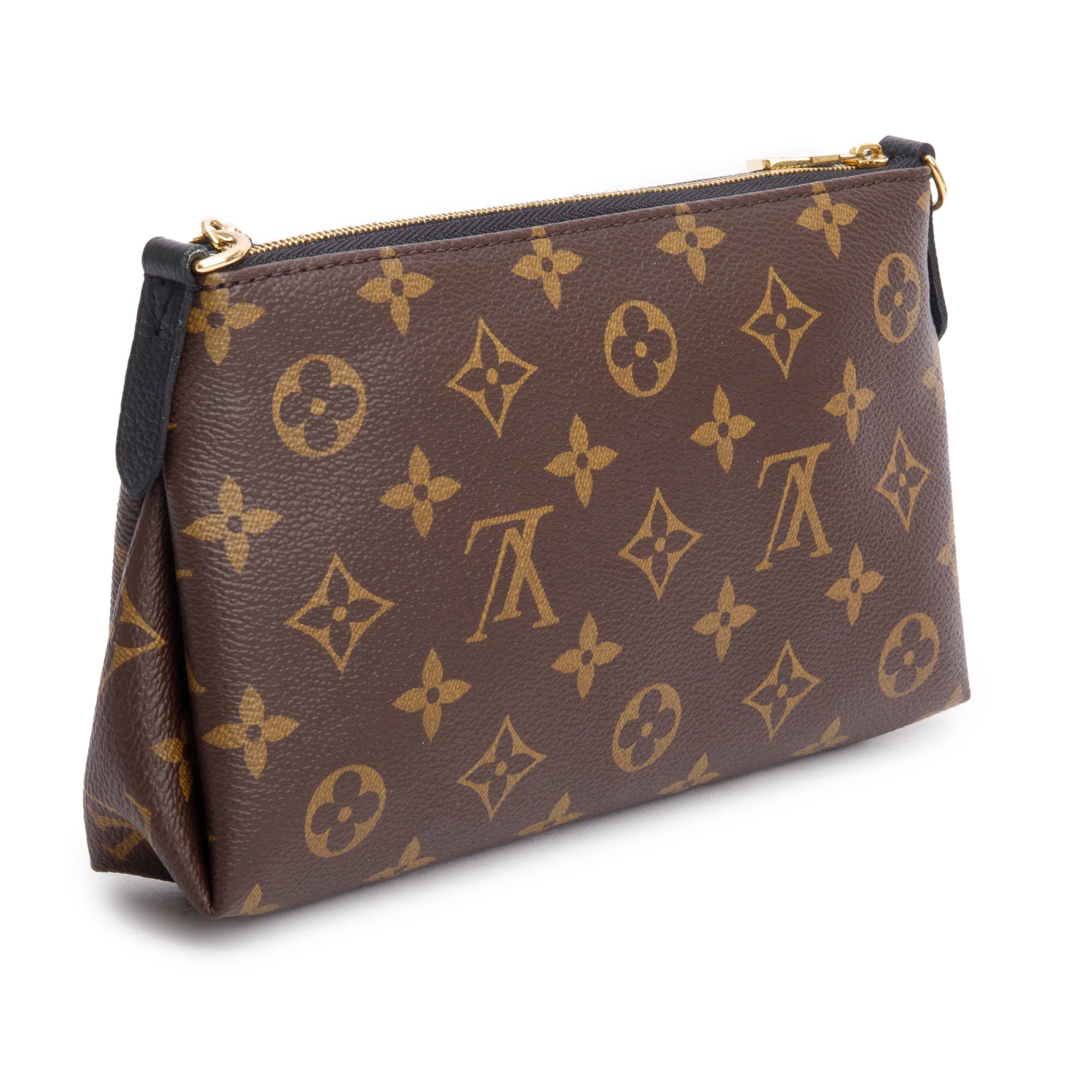 Louis Vuitton Monogram Pallas Clutch w/ Straps