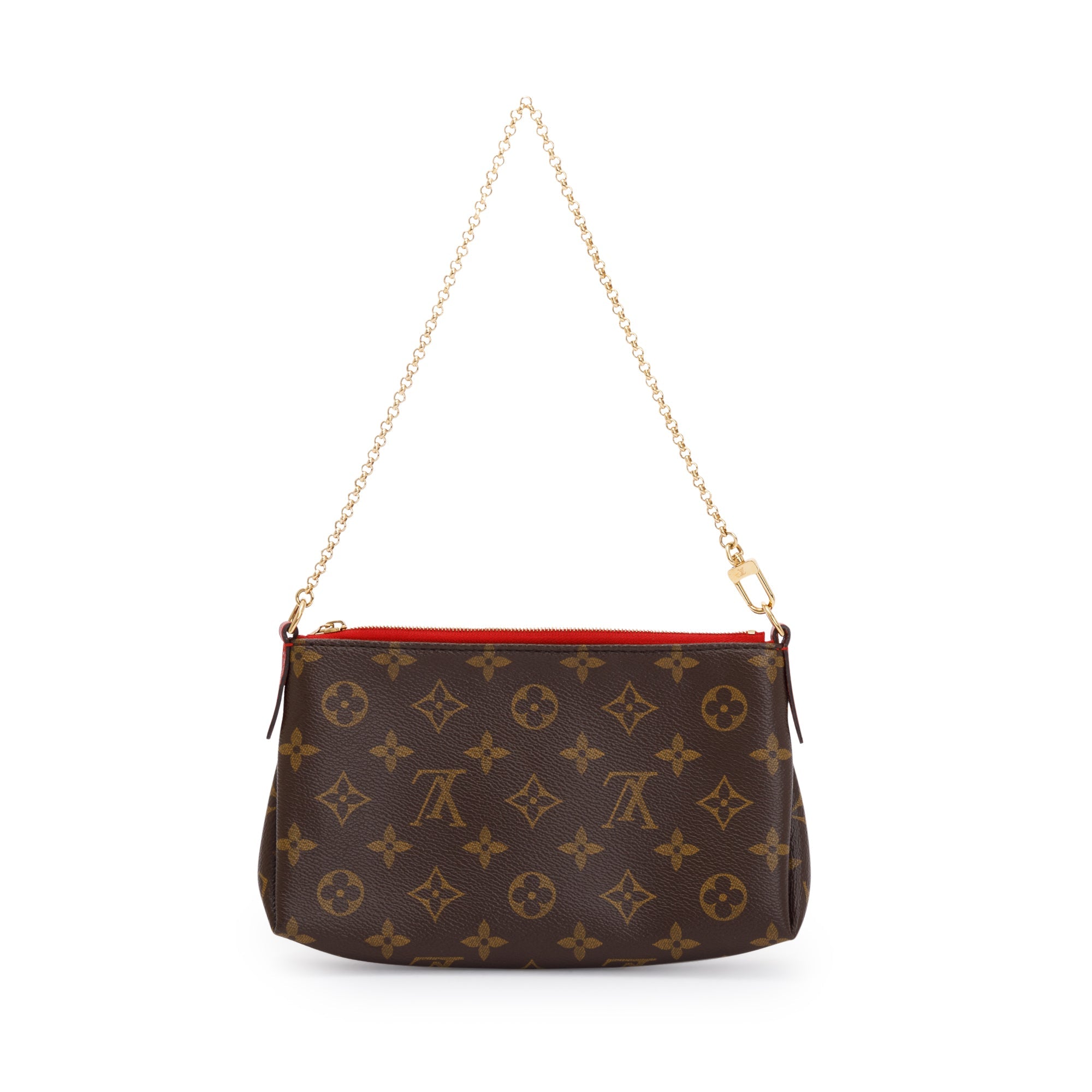 Louis Vuitton Monogram Pallas Clutch w/ Straps, Box & Receipt