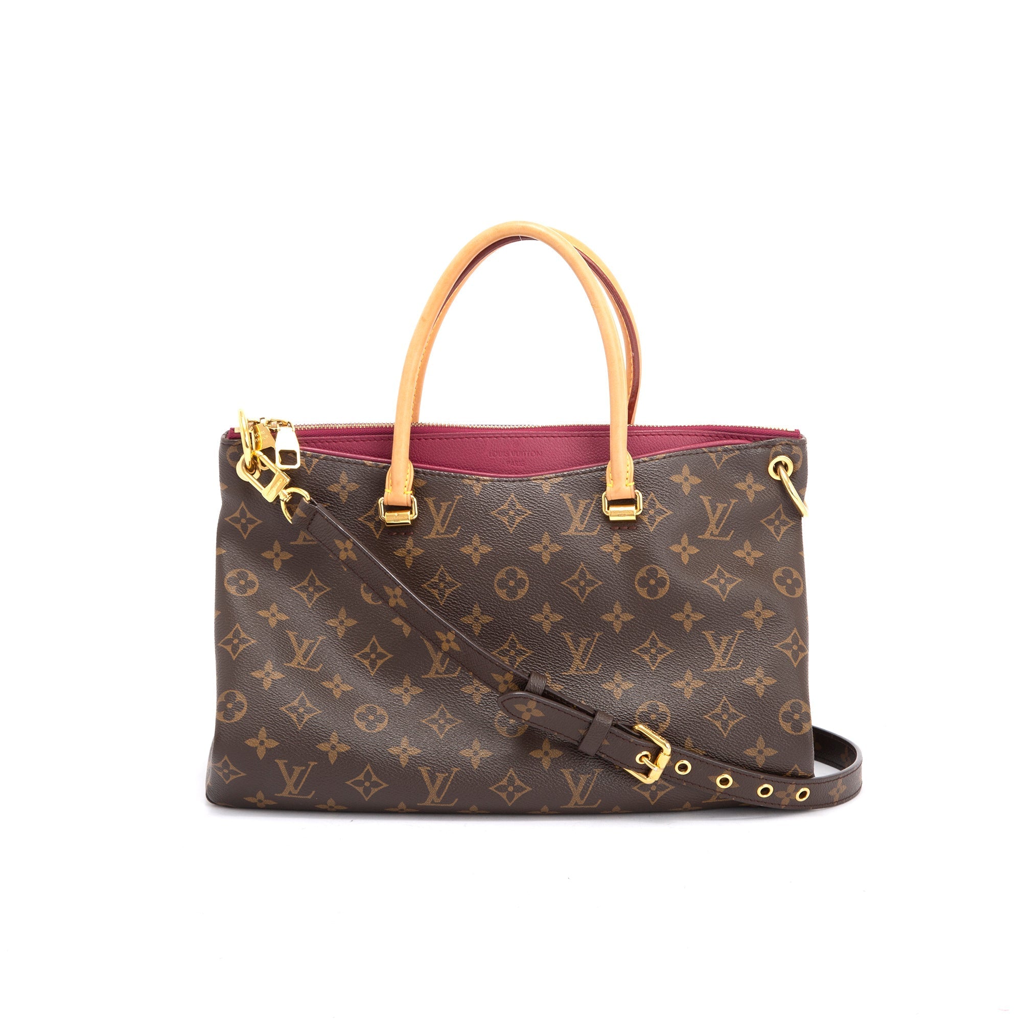 Louis Vuitton Monogram Pallas Tote w/ Strap