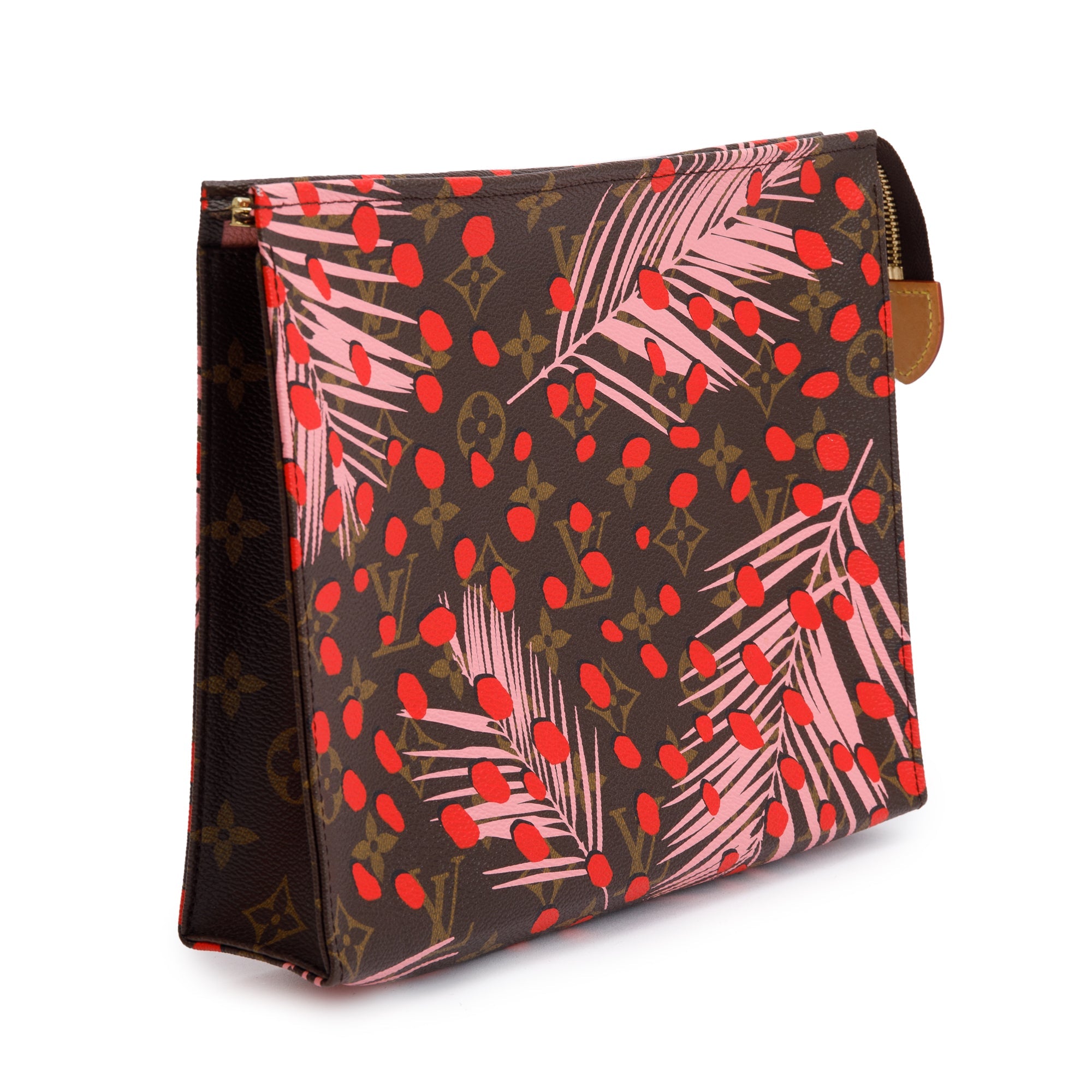 Louis Vuitton Monogram Palm Spring Jungle Dots Toiletry Pouch 26 w/ Box