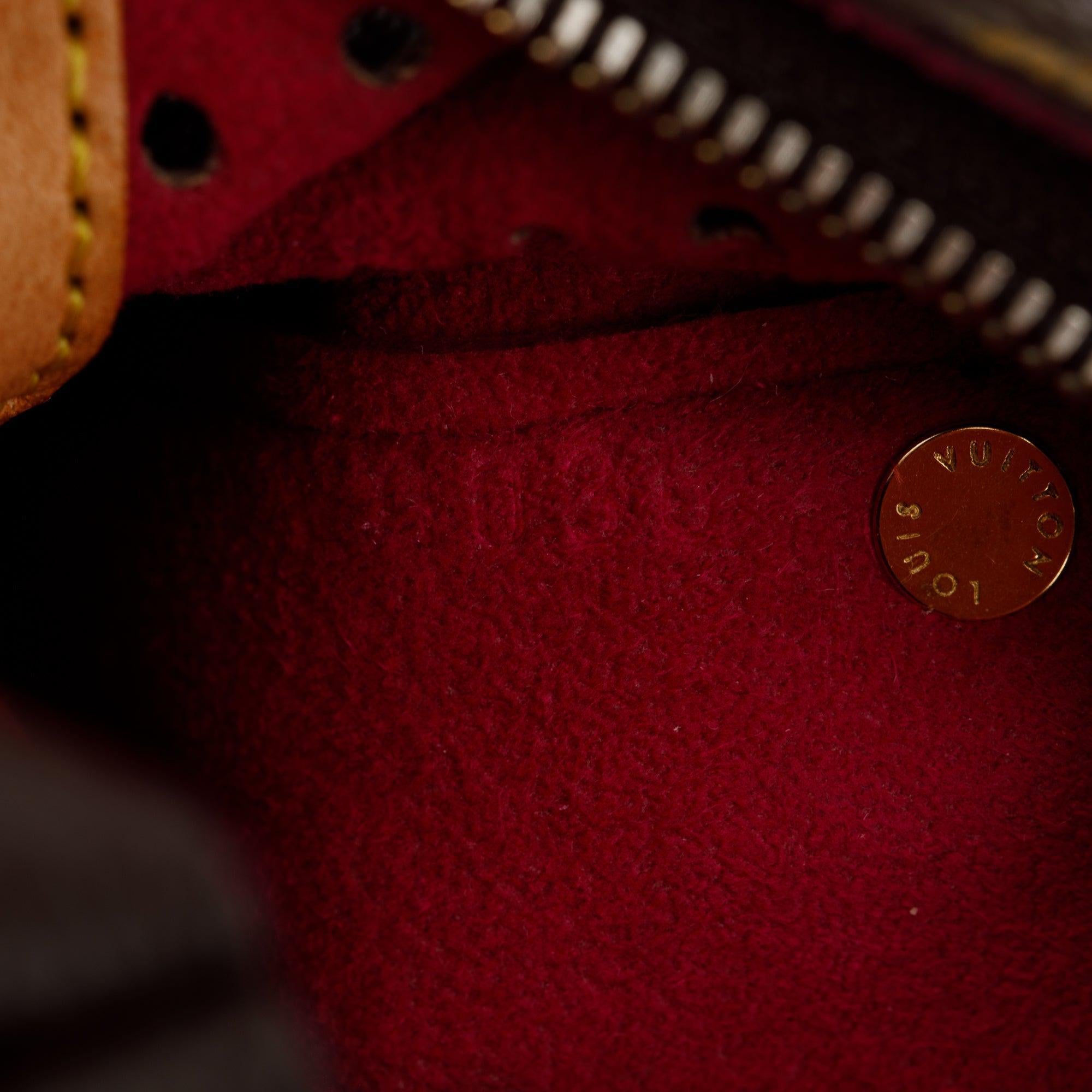 Louis Vuitton Monogram Perforated Pochette Plat Pouch w/ Box