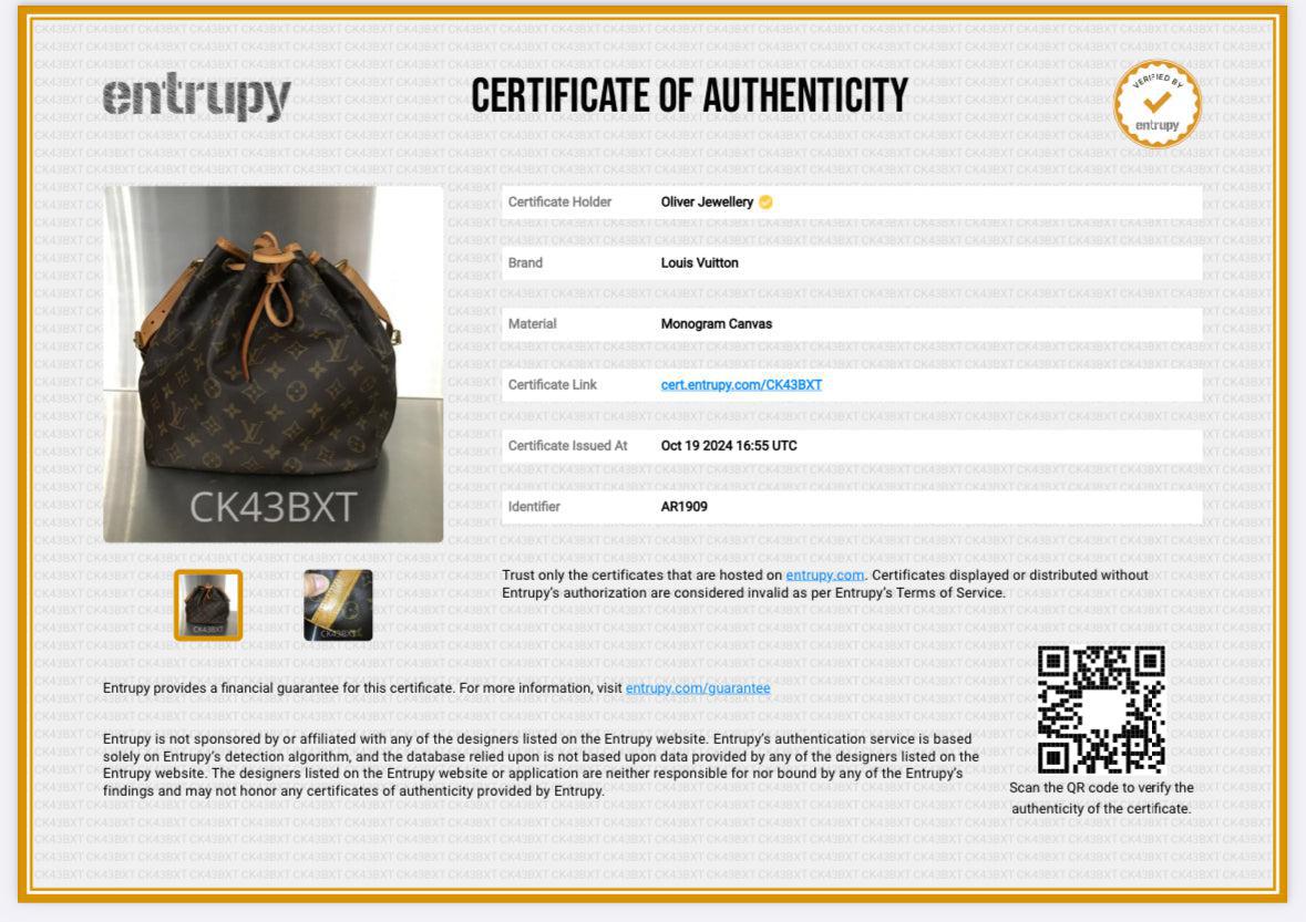 Louis Vuitton Monogram Petit Noe Bag