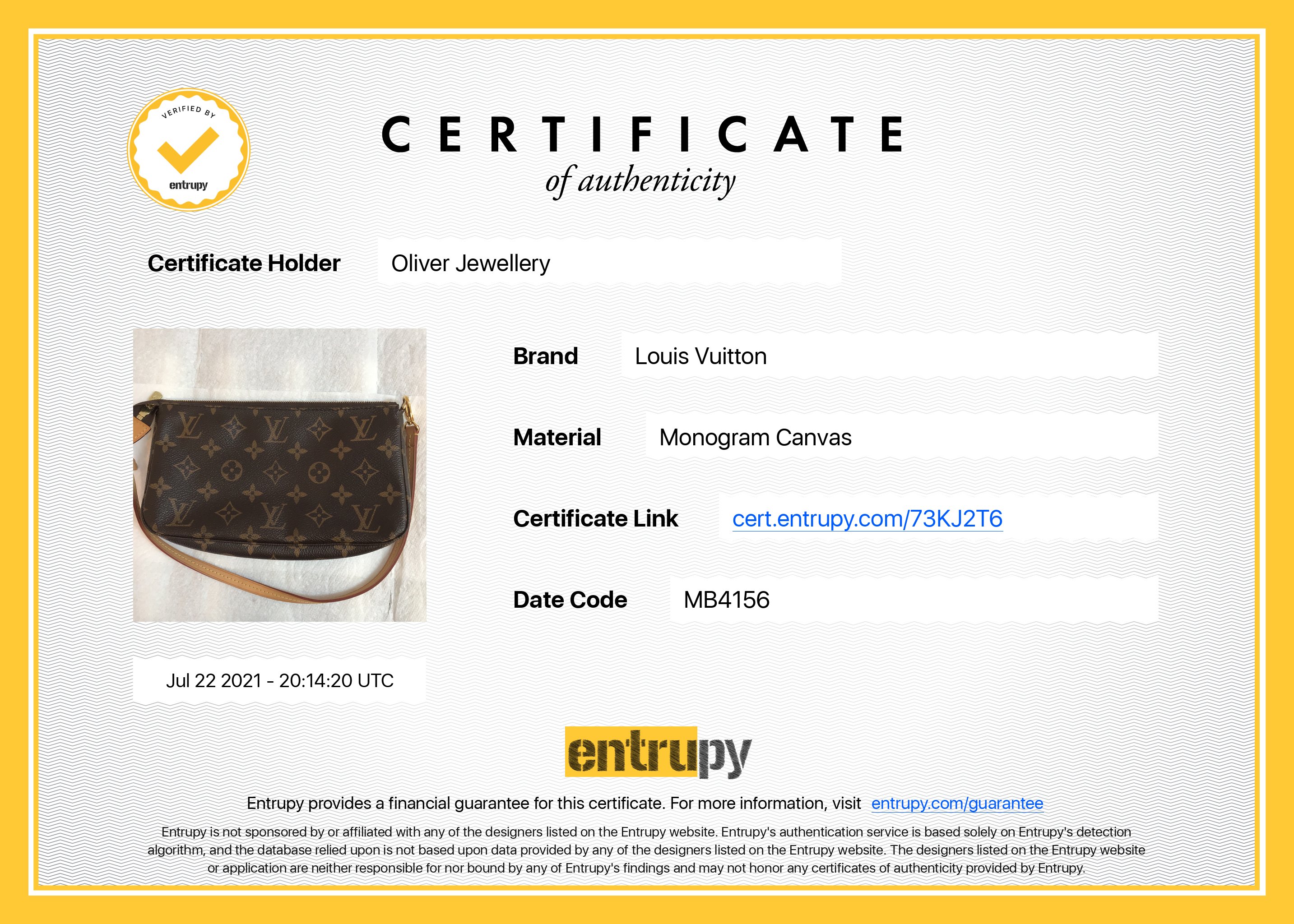 Louis Vuitton Monogram Pochette Accessoires w/ Box – OLIVER'S