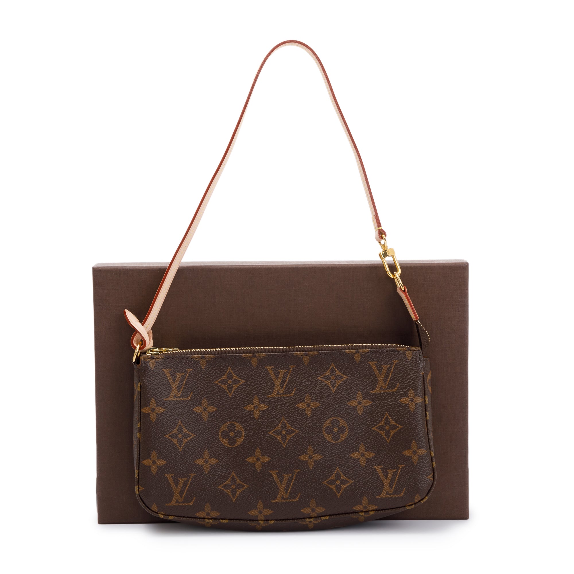Louis Vuitton Monogram Pochette Accessories w/ Box