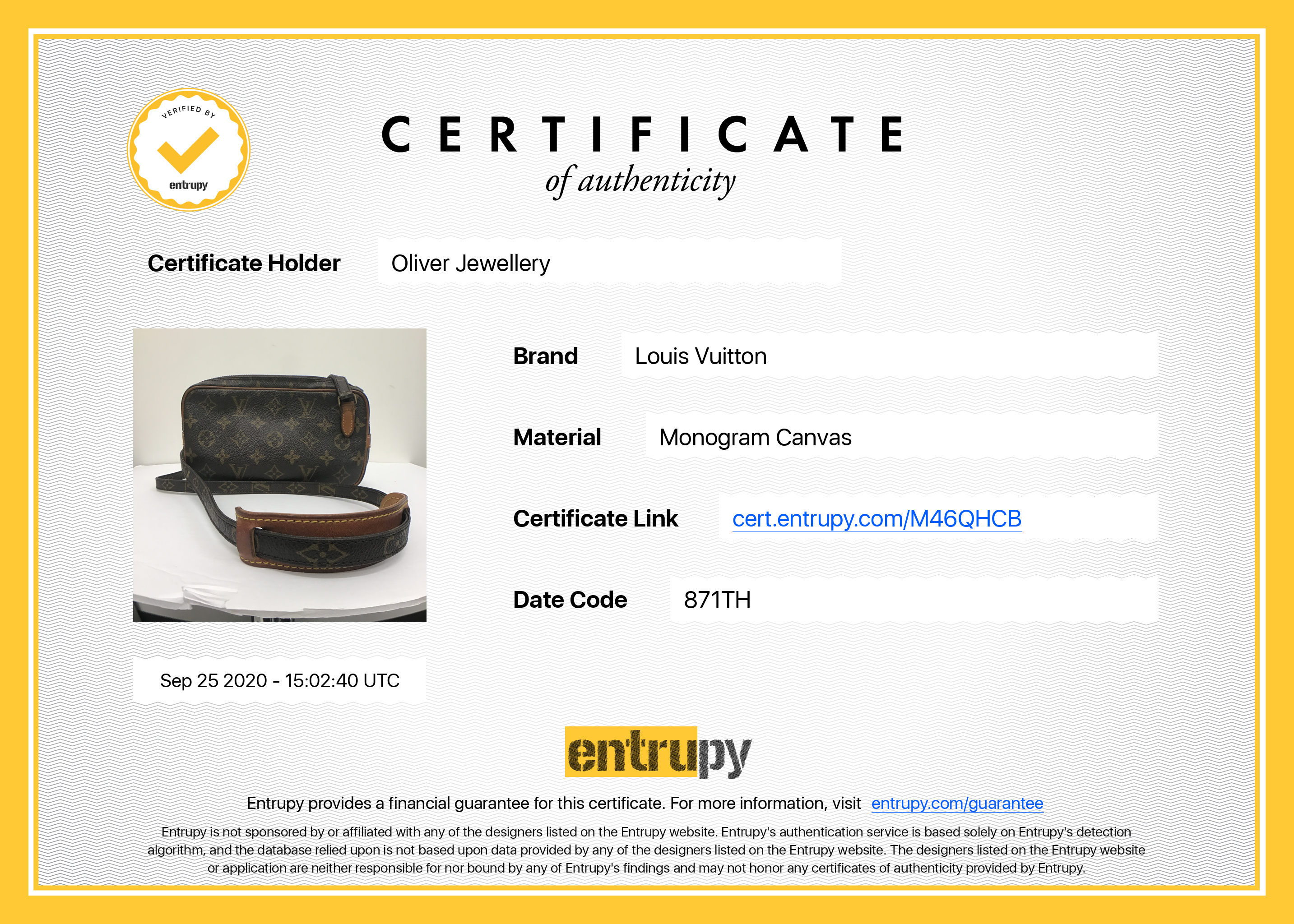 Louis Vuitton Monogram Pochette Marly Bandouliere