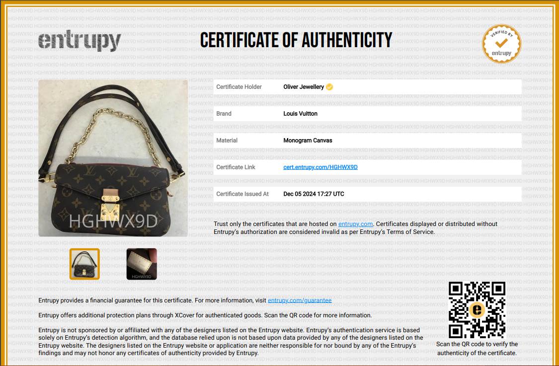 Louis Vuitton Monogram Pochette Metis East West w/ Strap