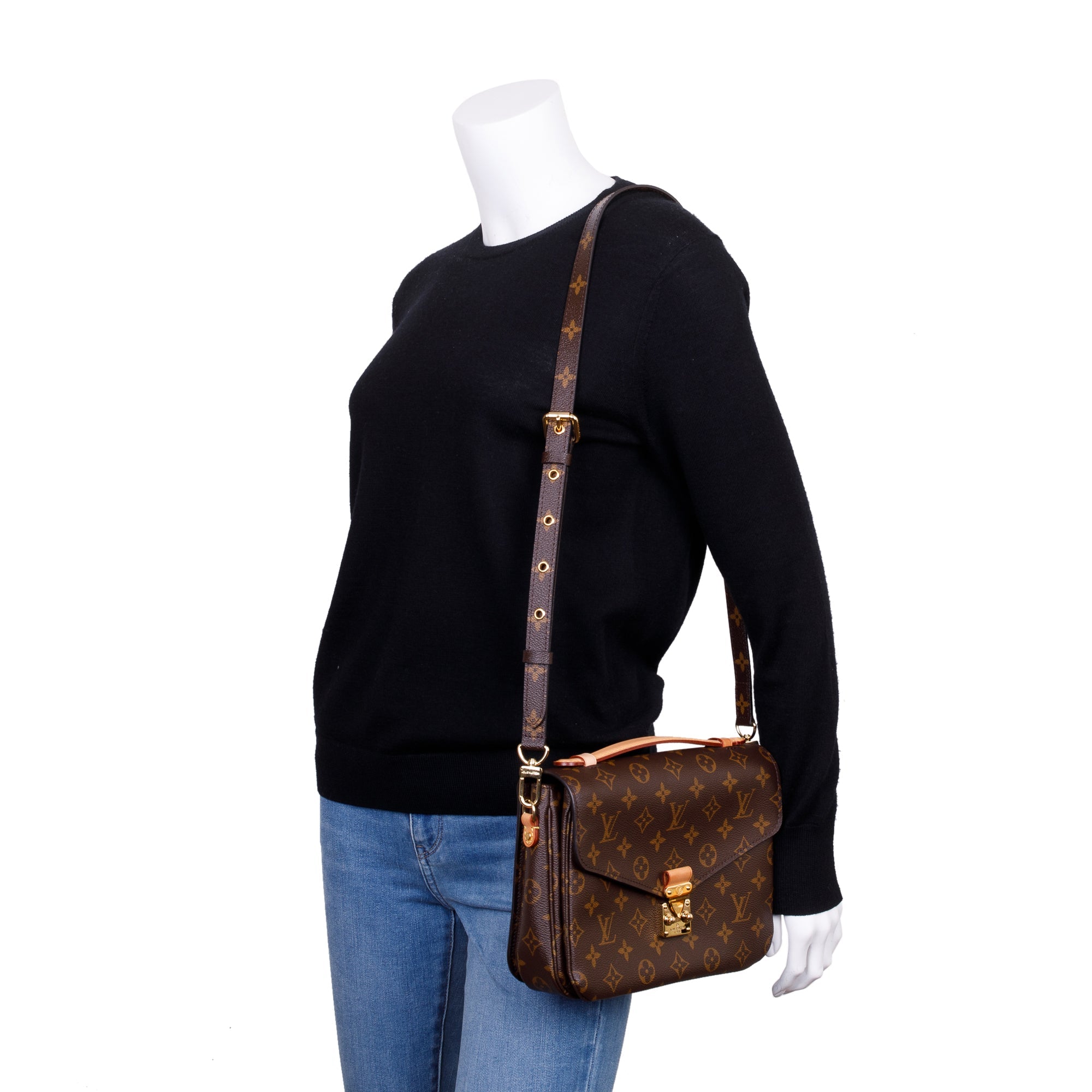 Louis Vuitton Monogram Pochette Metis w/ Box & Receipt