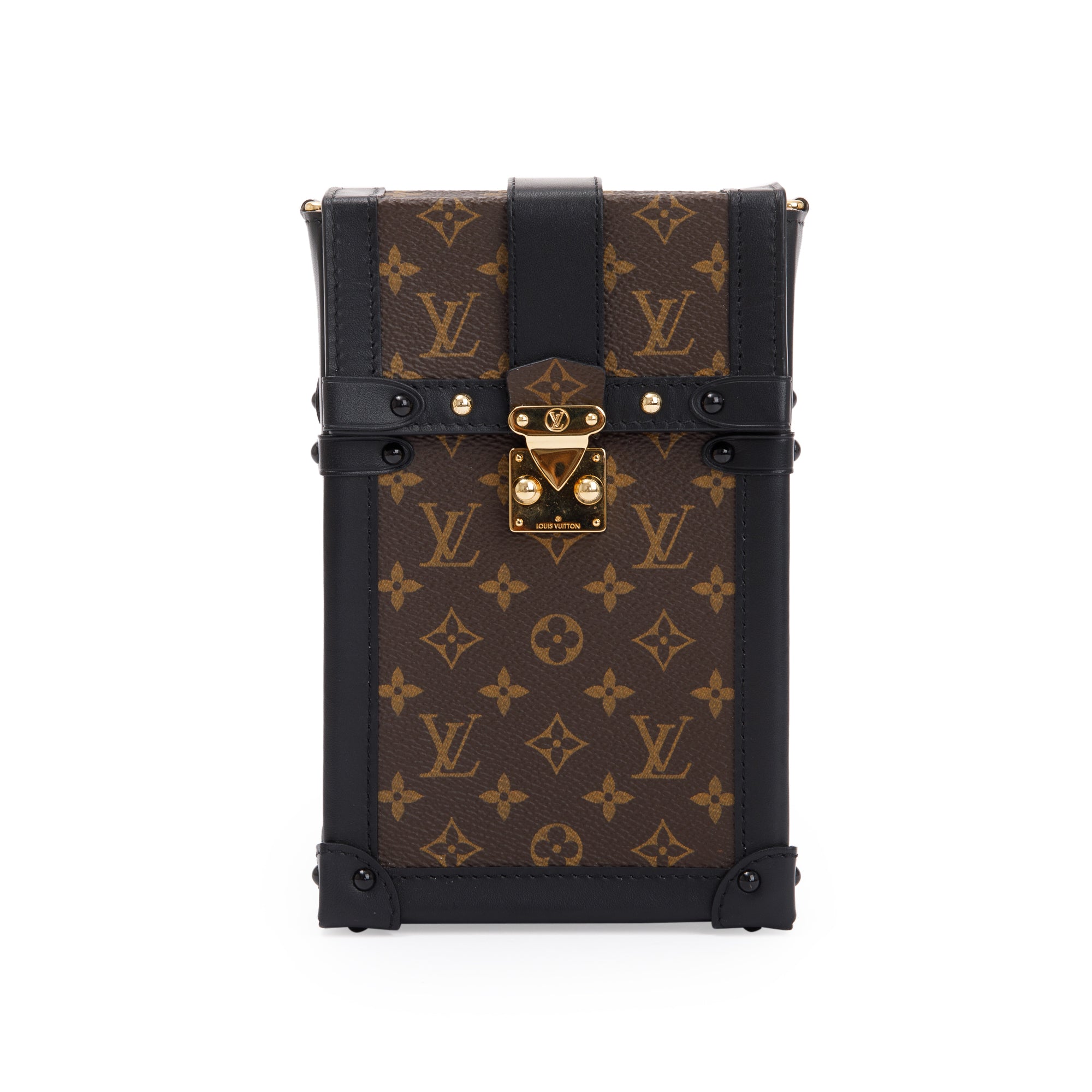 Louis Vuitton Monogram Pochette Trunk Verticale w/ Strap