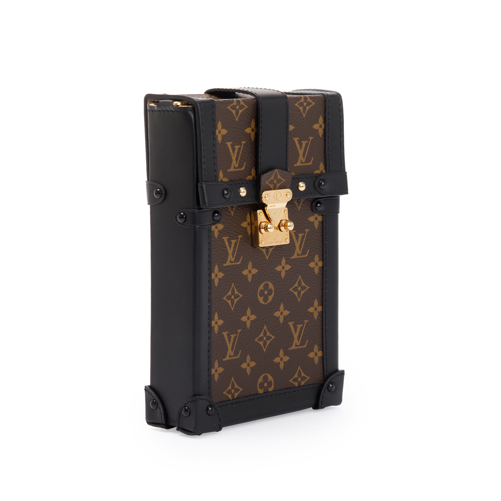 Louis Vuitton Monogram Pochette Trunk Verticale w/ Strap