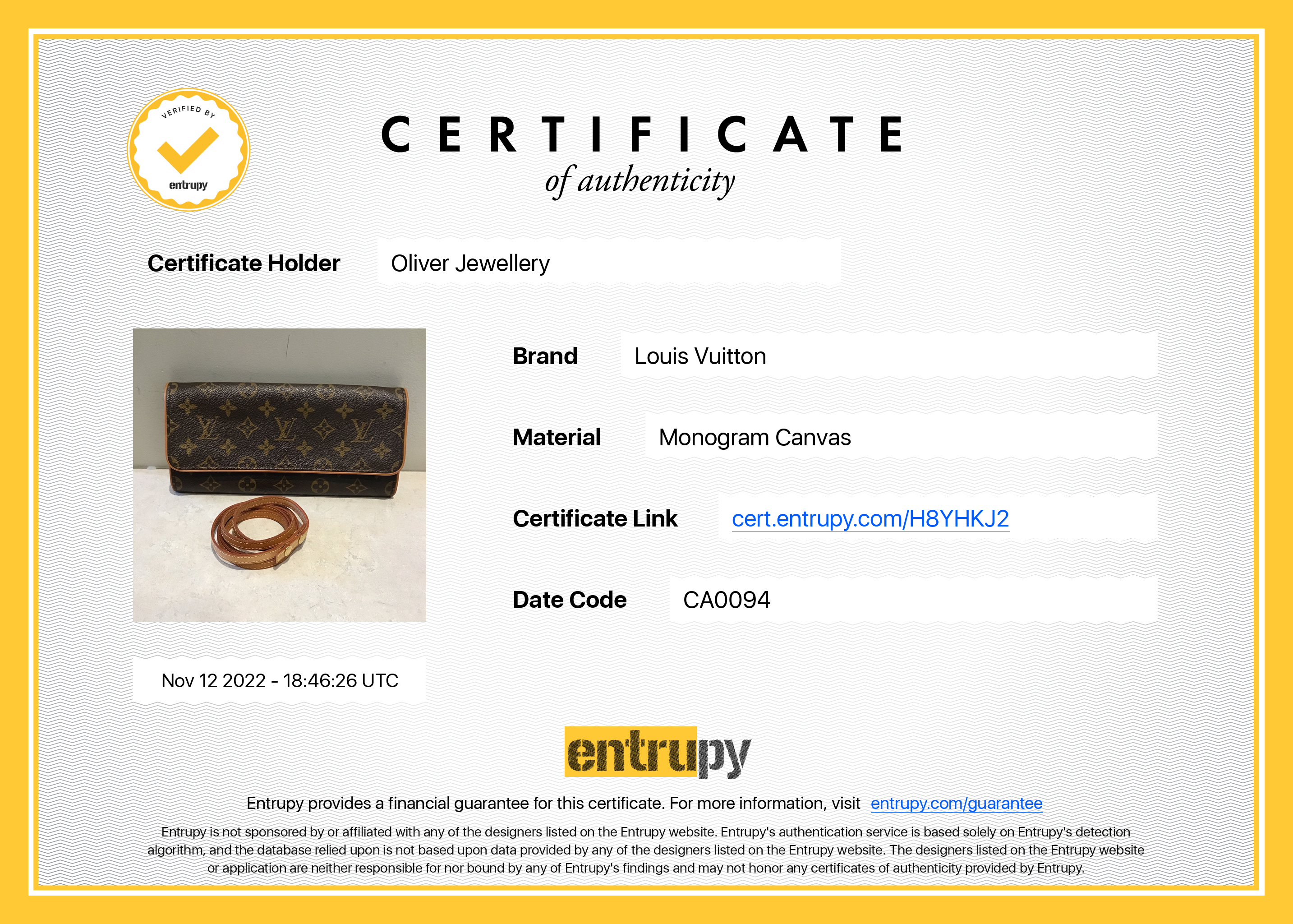 Louis Vuitton Monogram Pochette Twin GM w/ Box