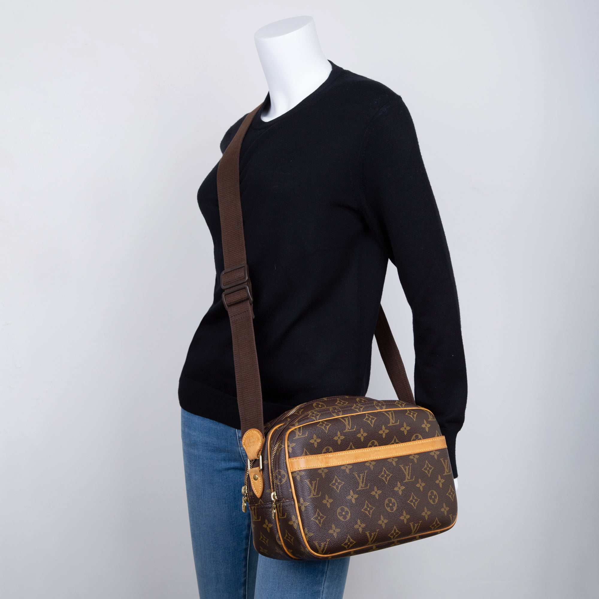 Louis Vuitton Monogram Reporter PM w/ Box