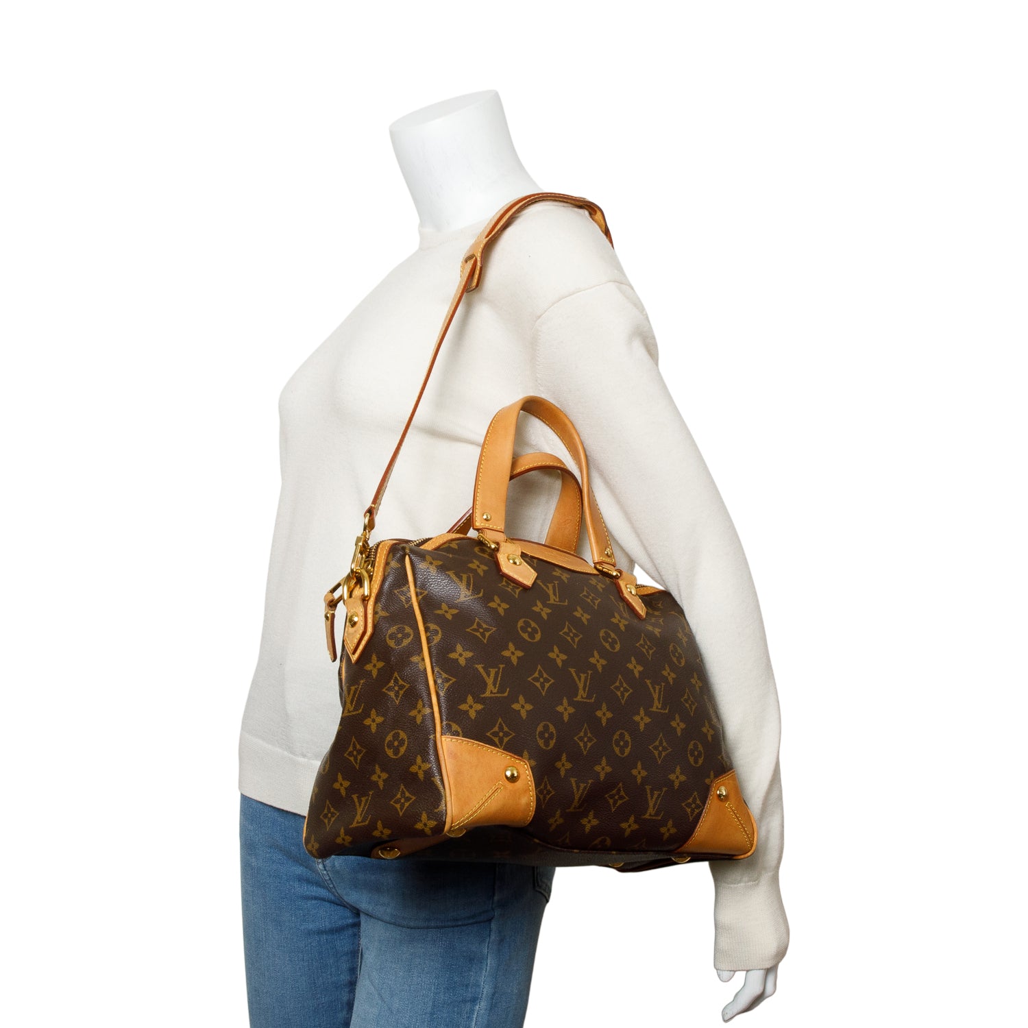 Louis Vuitton Monogram Retiro Tote w/ Strap