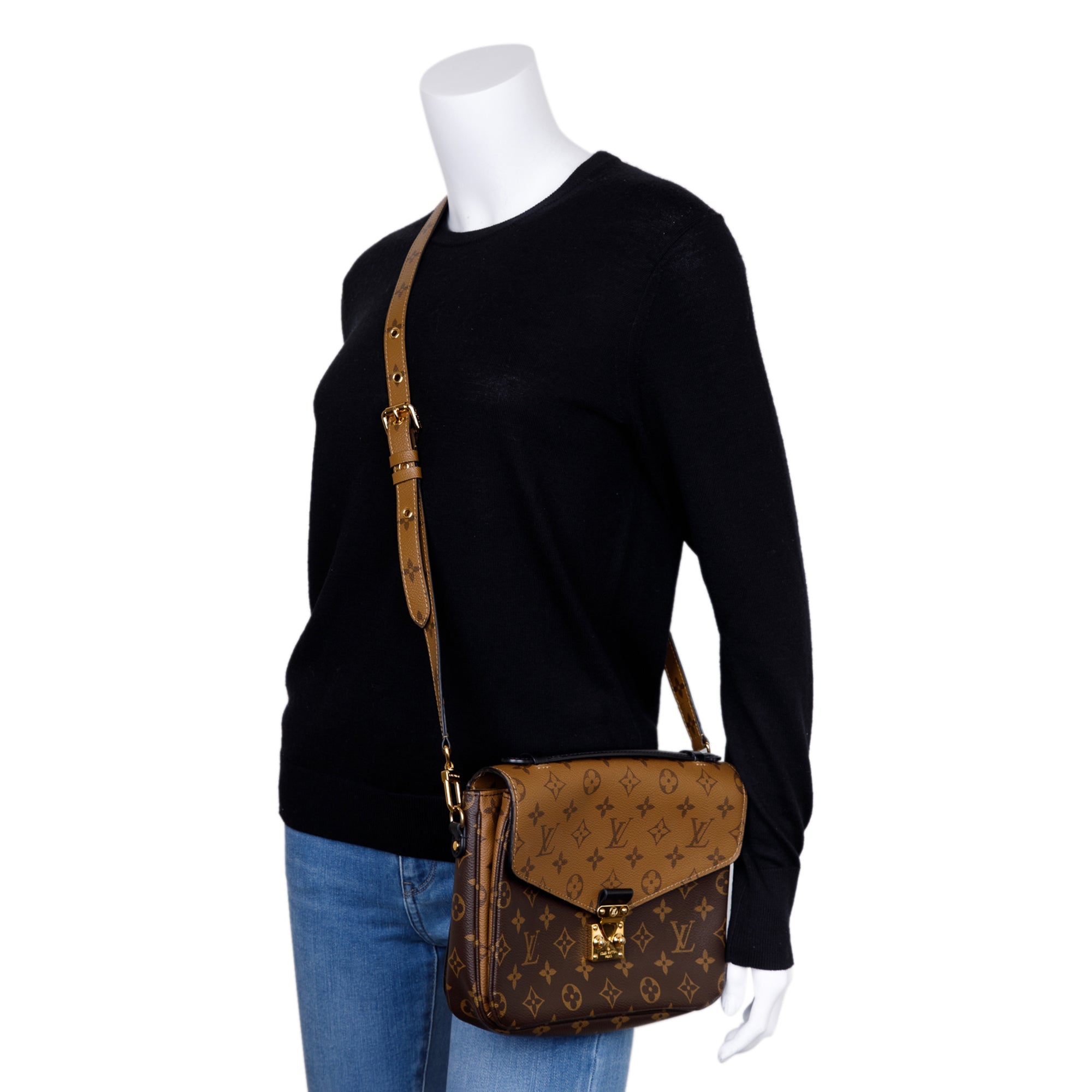 Louis Vuitton Monogram Reverse Pochette Metis w/ Box – OLIVER'S