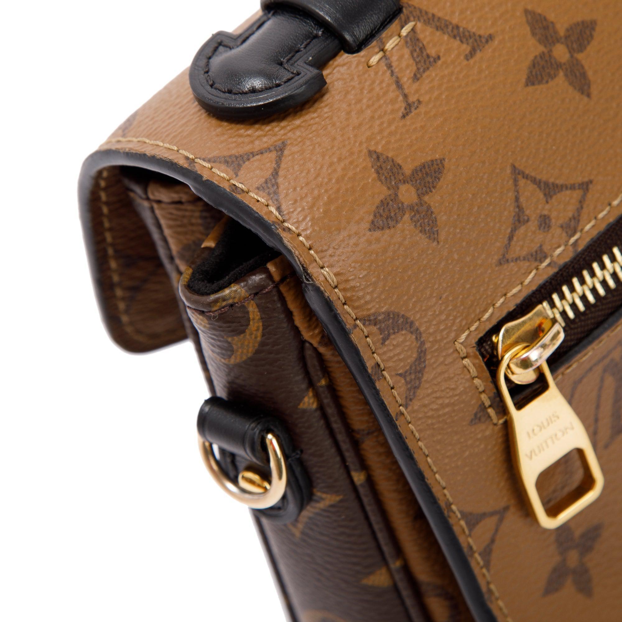 Louis Vuitton Monogram Reverse Pochette Metis w/ Box