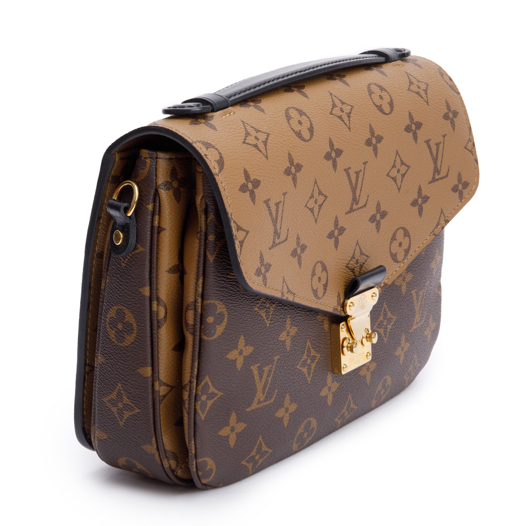 Louis Vuitton Monogram Reverse Pochette Metis w/ Strap & Box