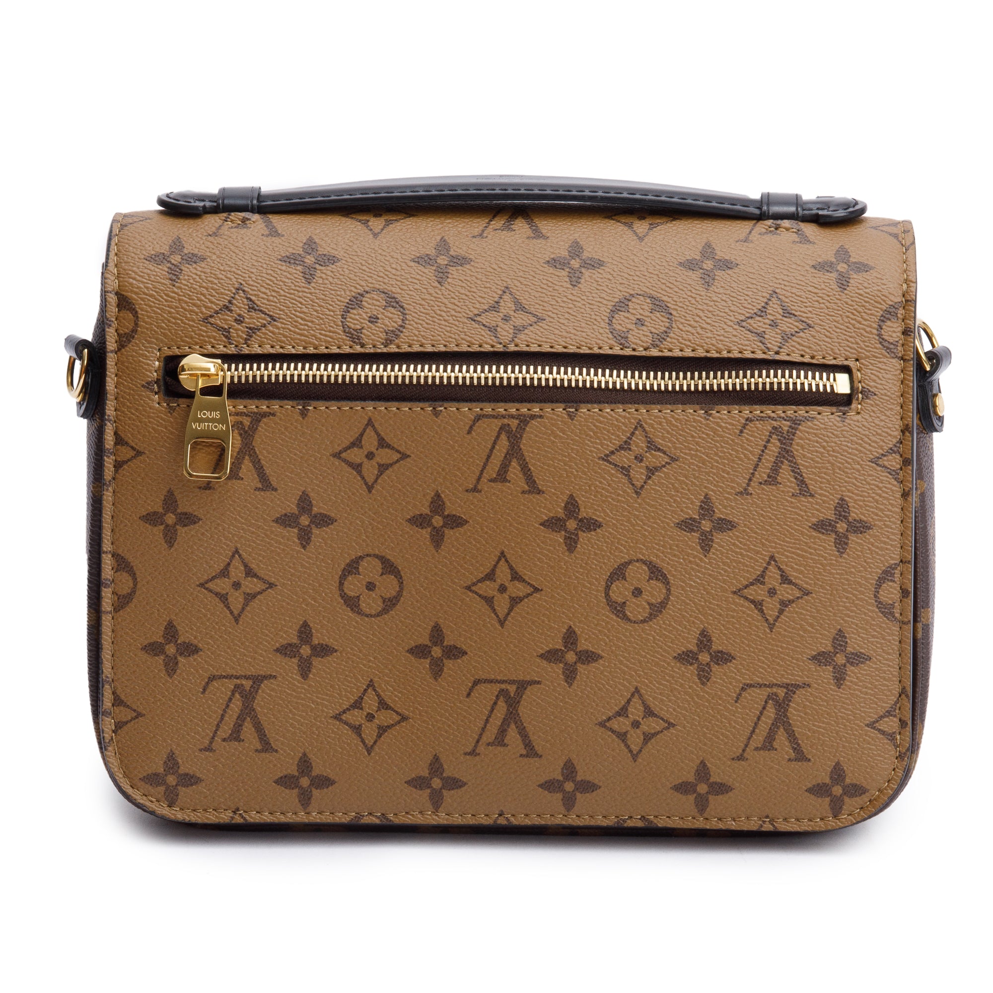 Louis Vuitton Monogram Reverse Pochette Metis w/ Strap & Box