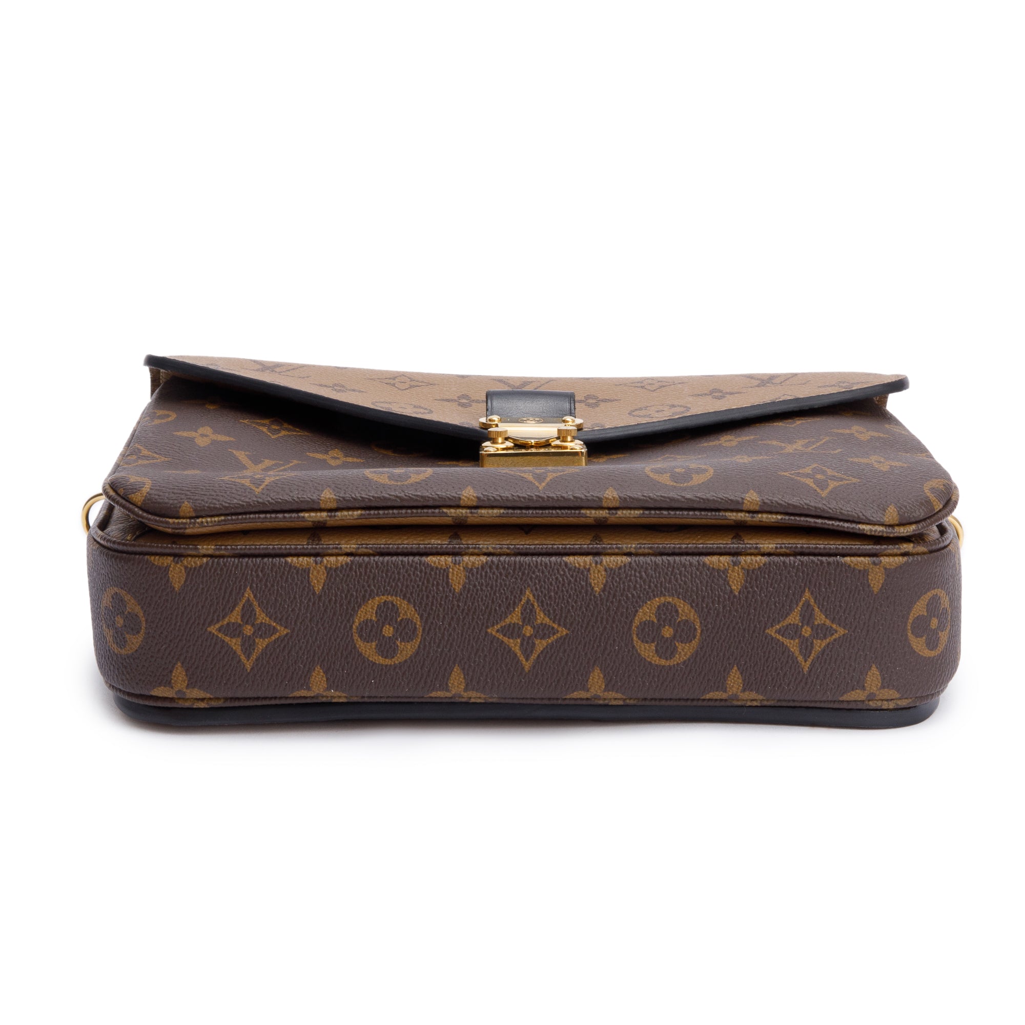 Louis Vuitton Monogram Reverse Pochette Metis w/ Strap & Box