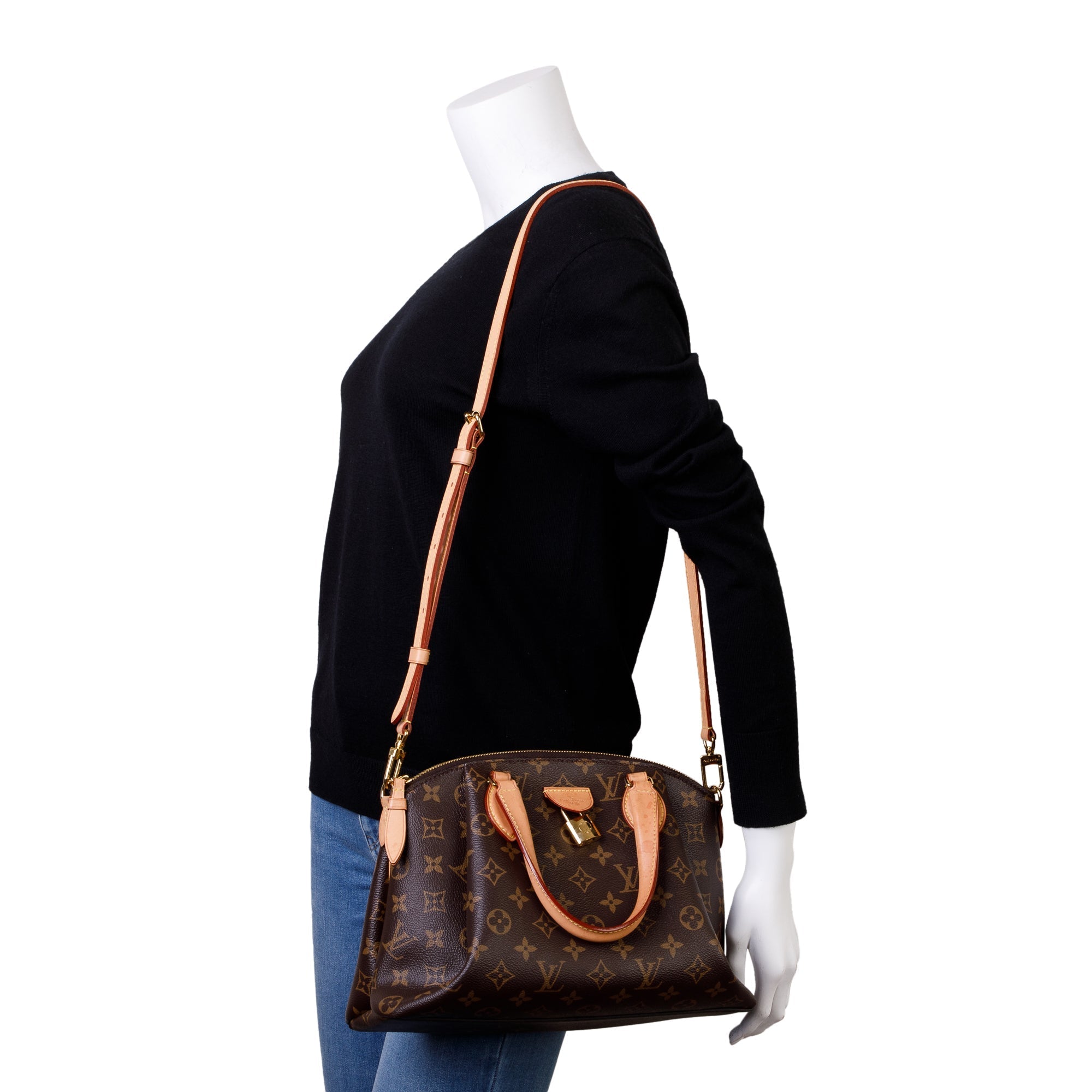 Louis Vuitton Monogram Rivoli PM w/ Strap, Box & Receipt