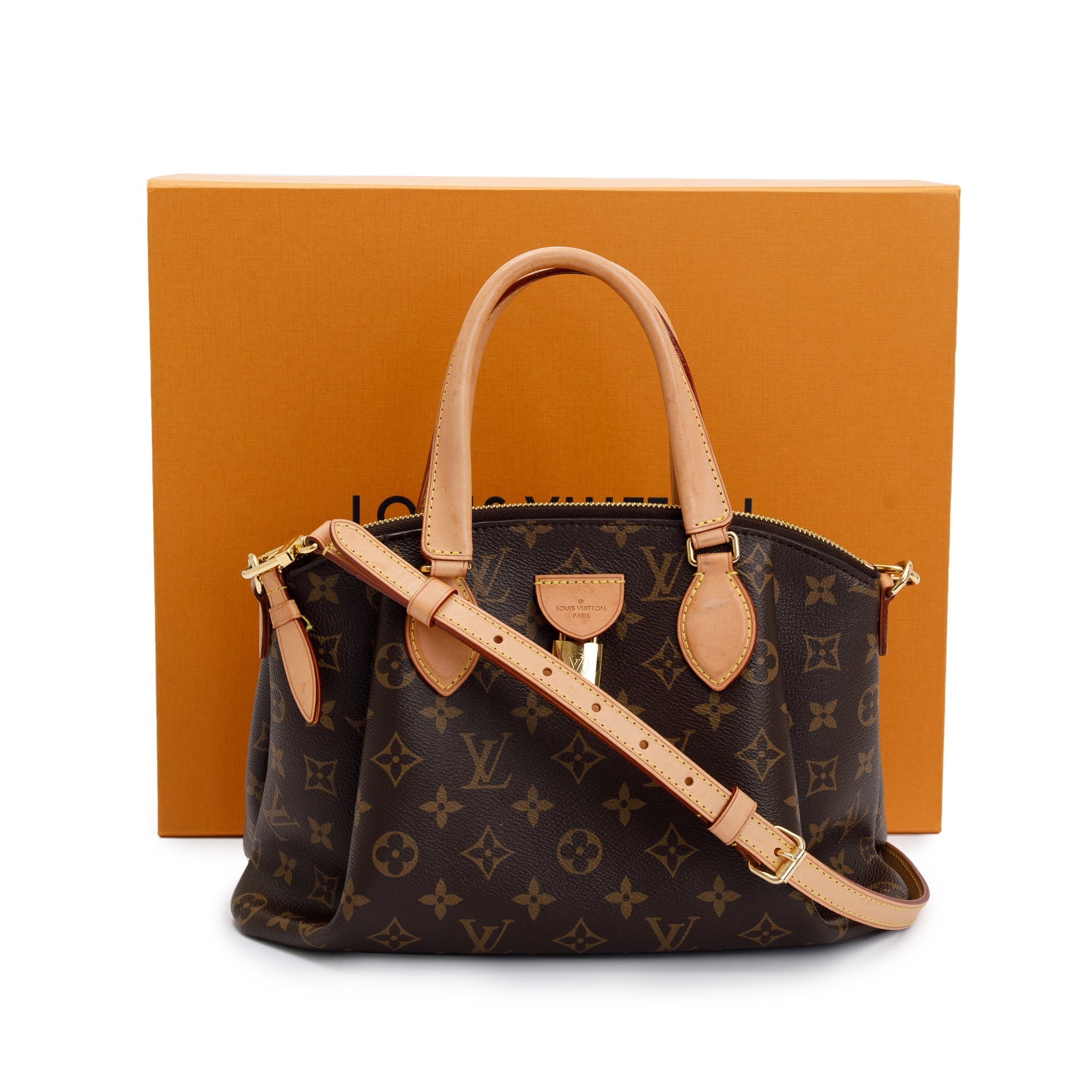 Louis Vuitton Monogram Rivoli PM w/ Strap, Box & Receipt