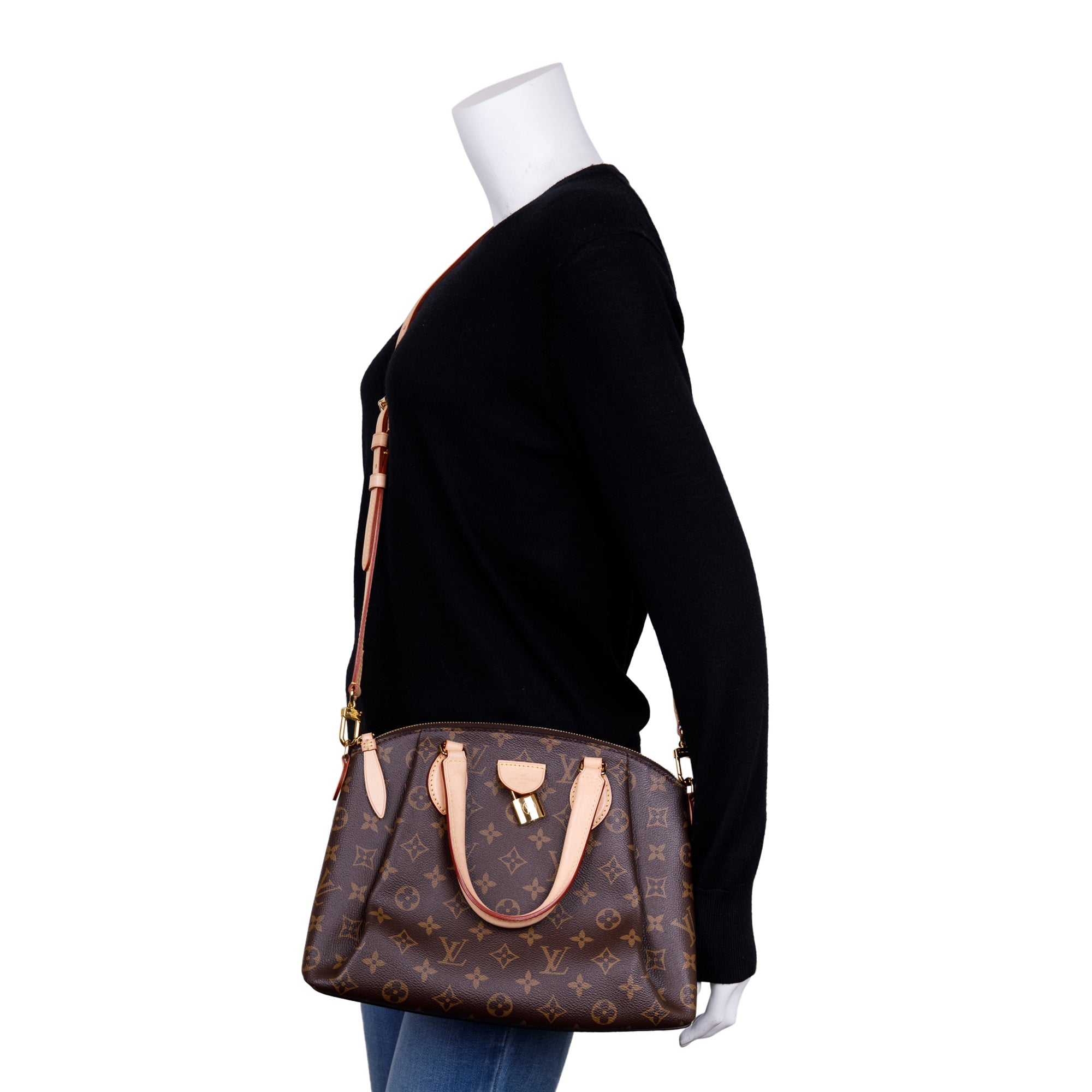 Louis Vuitton Monogram Rivoli PM w/ Strap, Box & Receipt