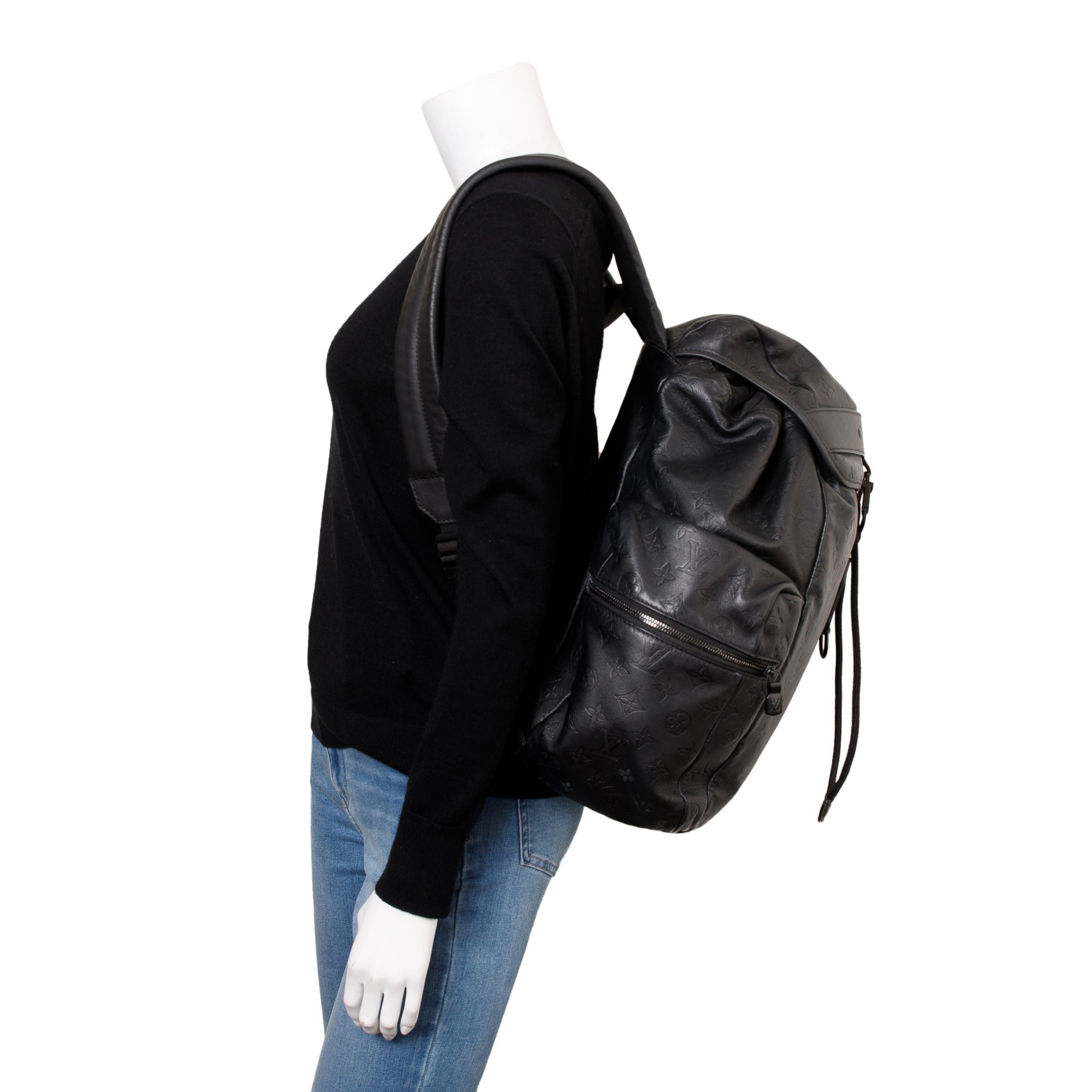 Louis Vuitton Monogram Shadow Discovery Backpack GM w/ Box & Receipt