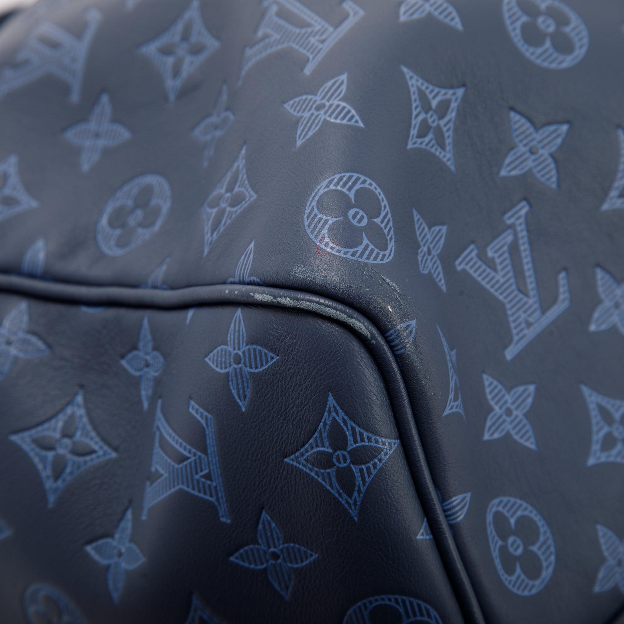 Louis Vuitton Monogram Shadow Leather Keepall Bandouliere 50