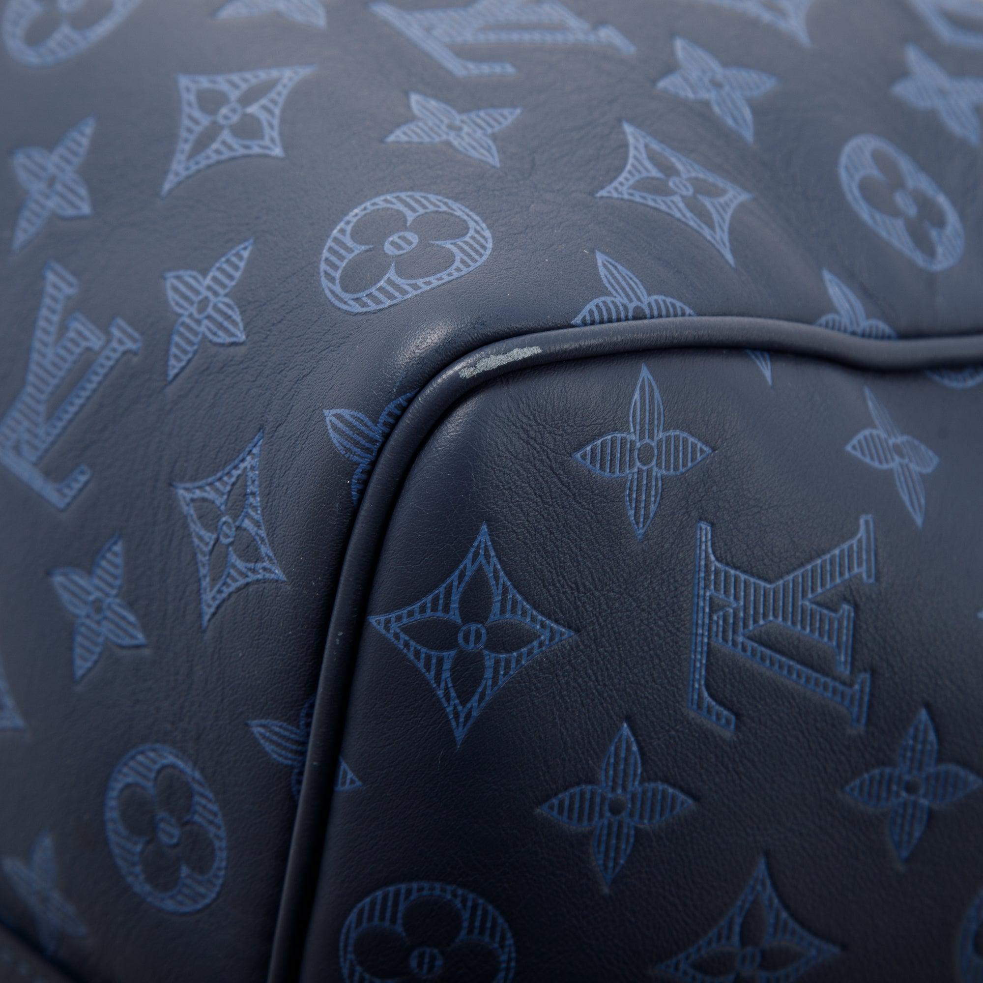 Louis Vuitton Monogram Shadow Leather Keepall Bandouliere 50