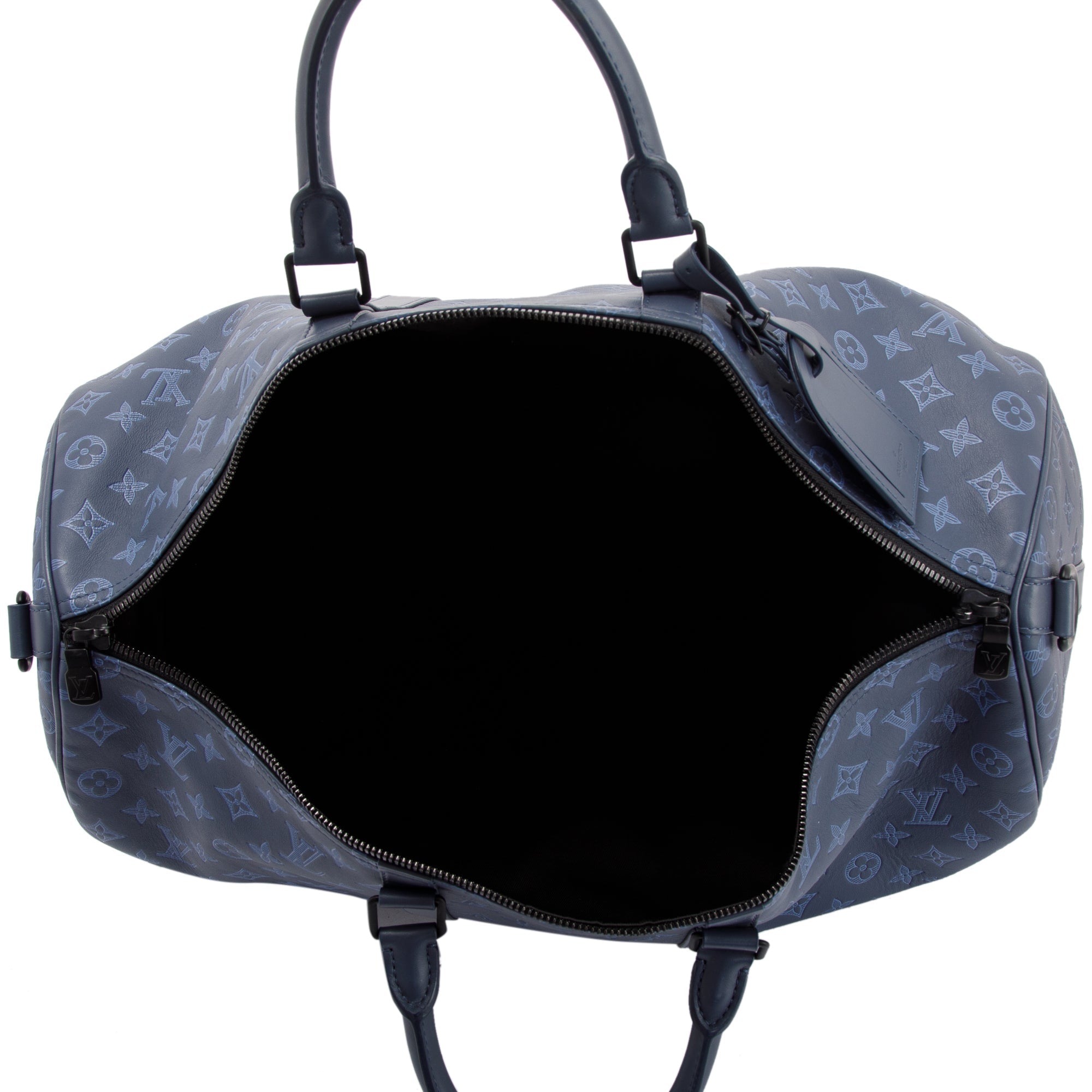 Louis Vuitton Monogram Shadow Leather Keepall Bandouliere 50