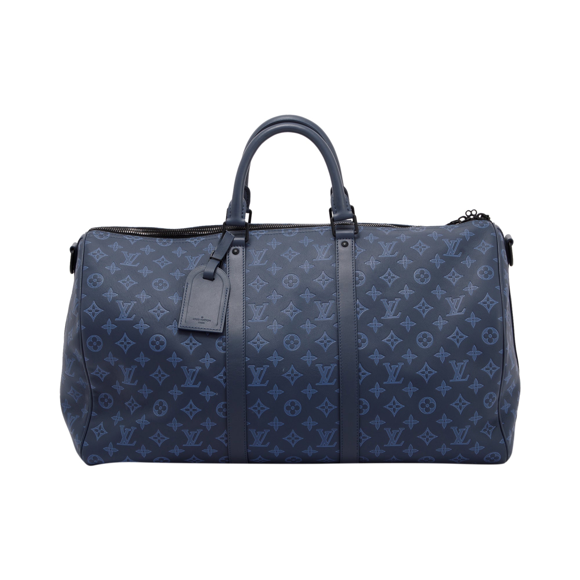 Louis Vuitton Monogram Shadow Leather Keepall Bandouliere 50