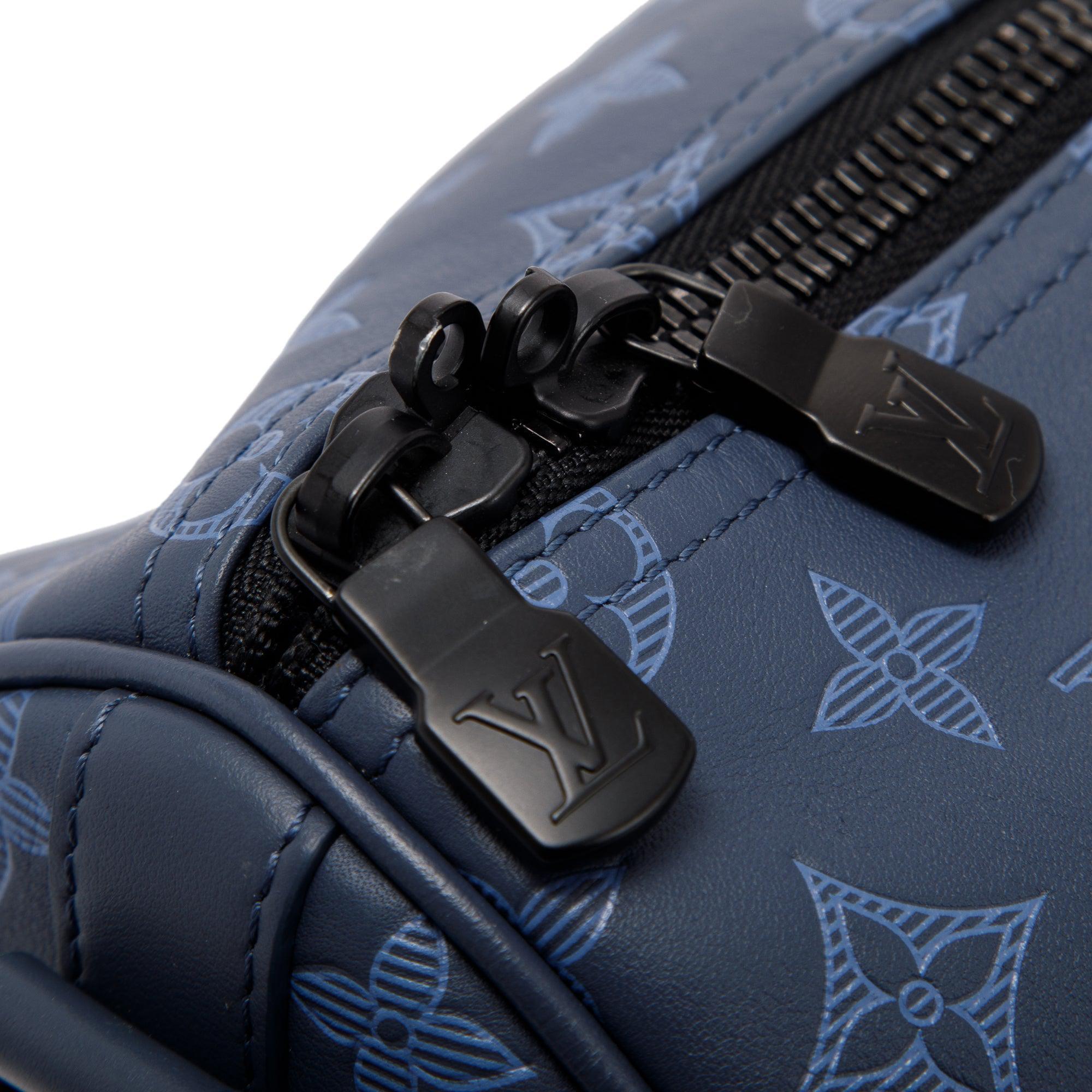 Louis Vuitton Monogram Shadow Leather Keepall Bandouliere 50