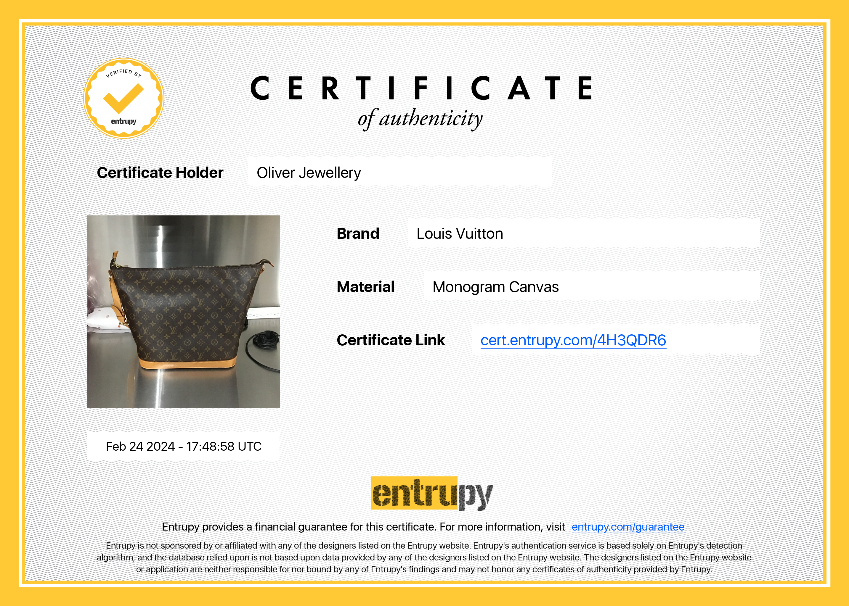 Louis Vuitton Monogram Sharon Stone Amfar Three Bag