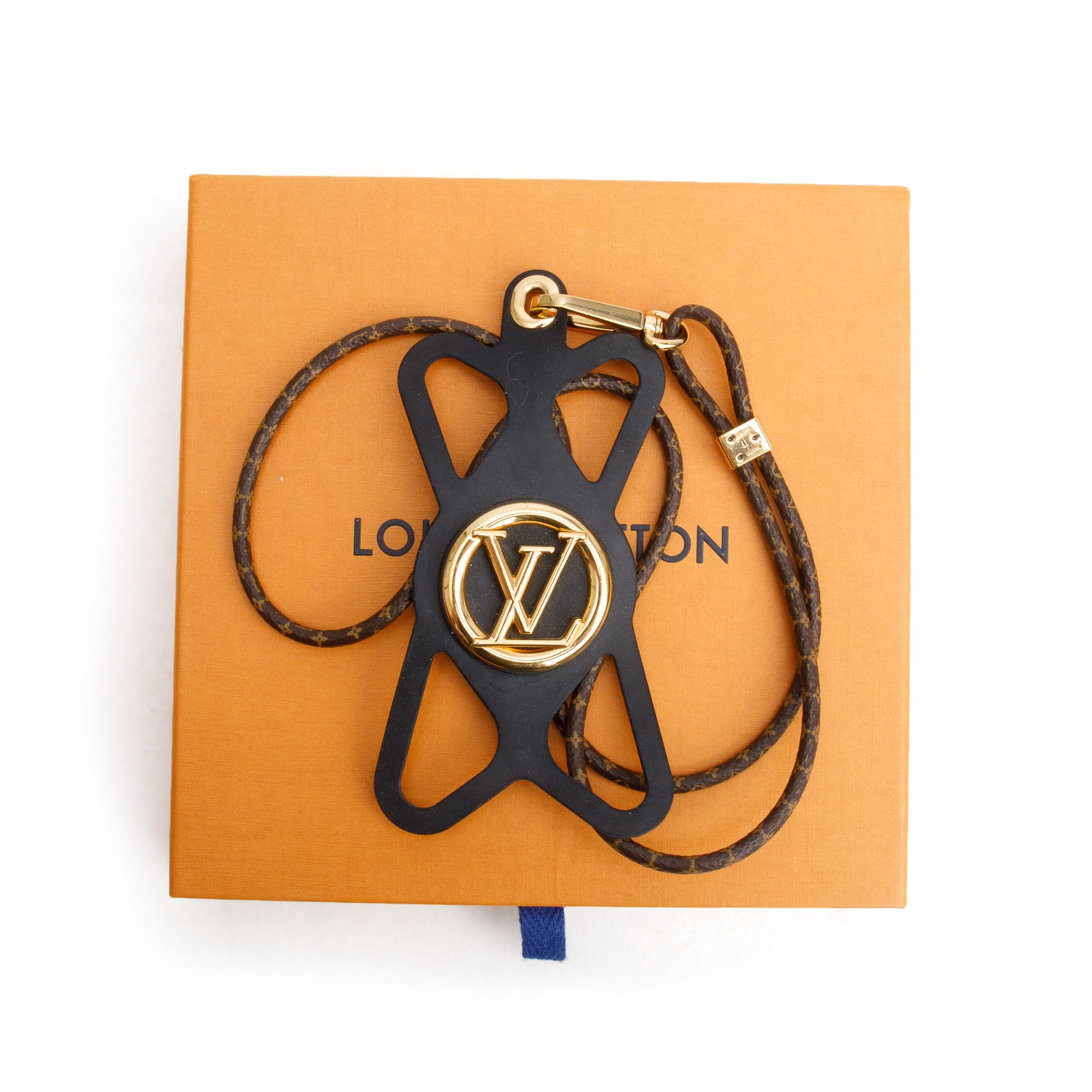 Louis Vuitton Monogram Silicone Louise Phone Holder w/ Box